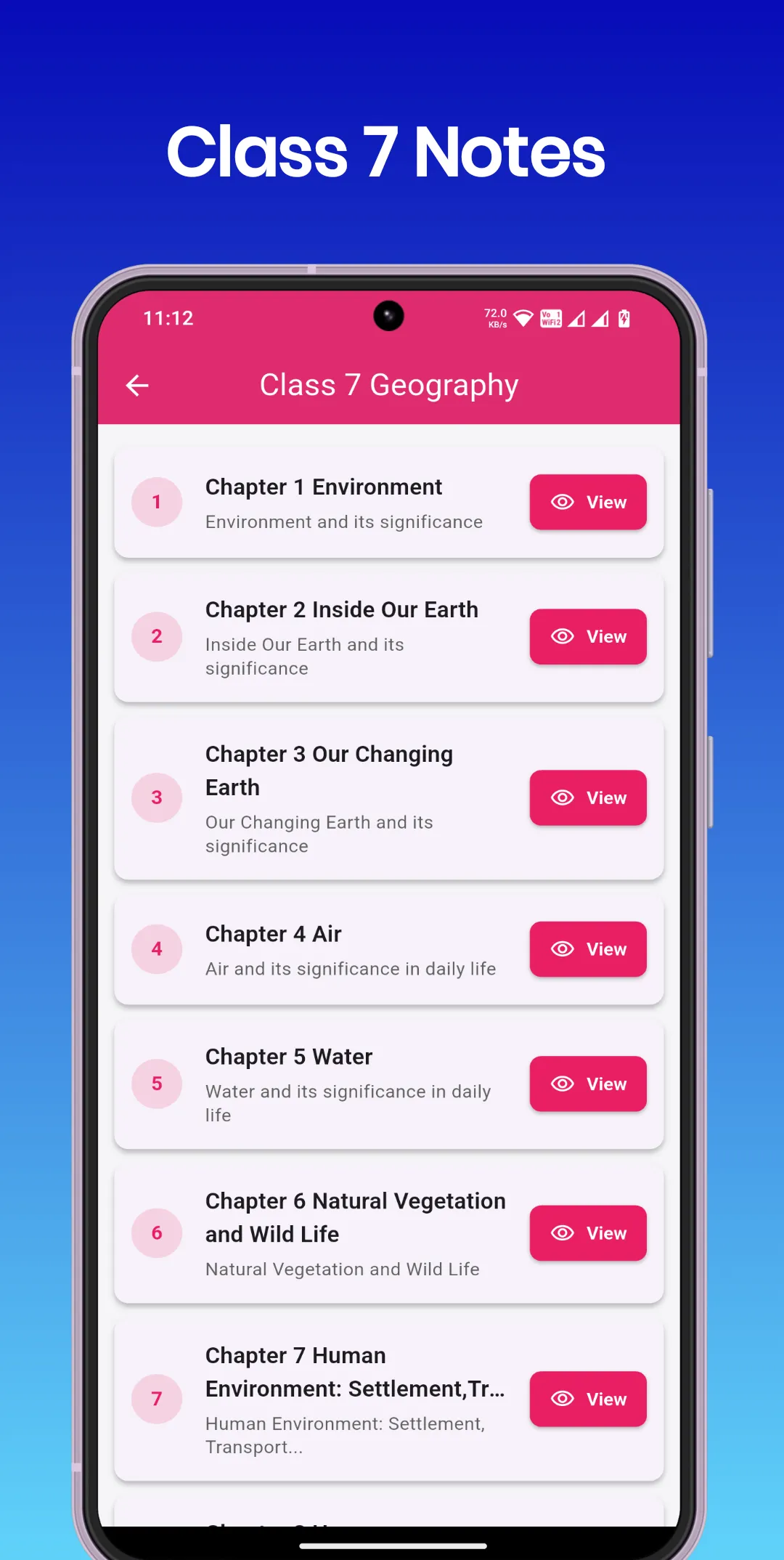 Class 7 Notes | Indus Appstore | Screenshot