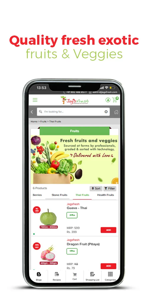 Jagsfresh:Handpicked Groceries | Indus Appstore | Screenshot