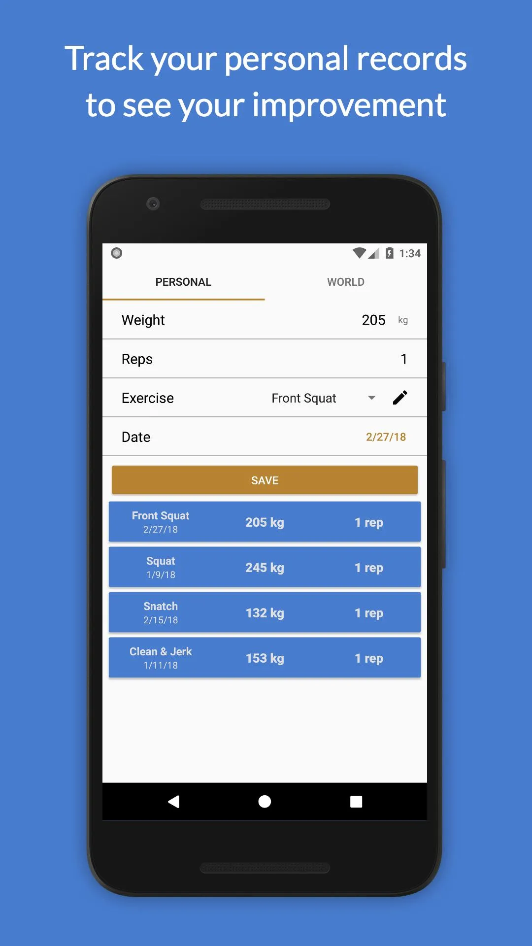 Weightlifting | Indus Appstore | Screenshot