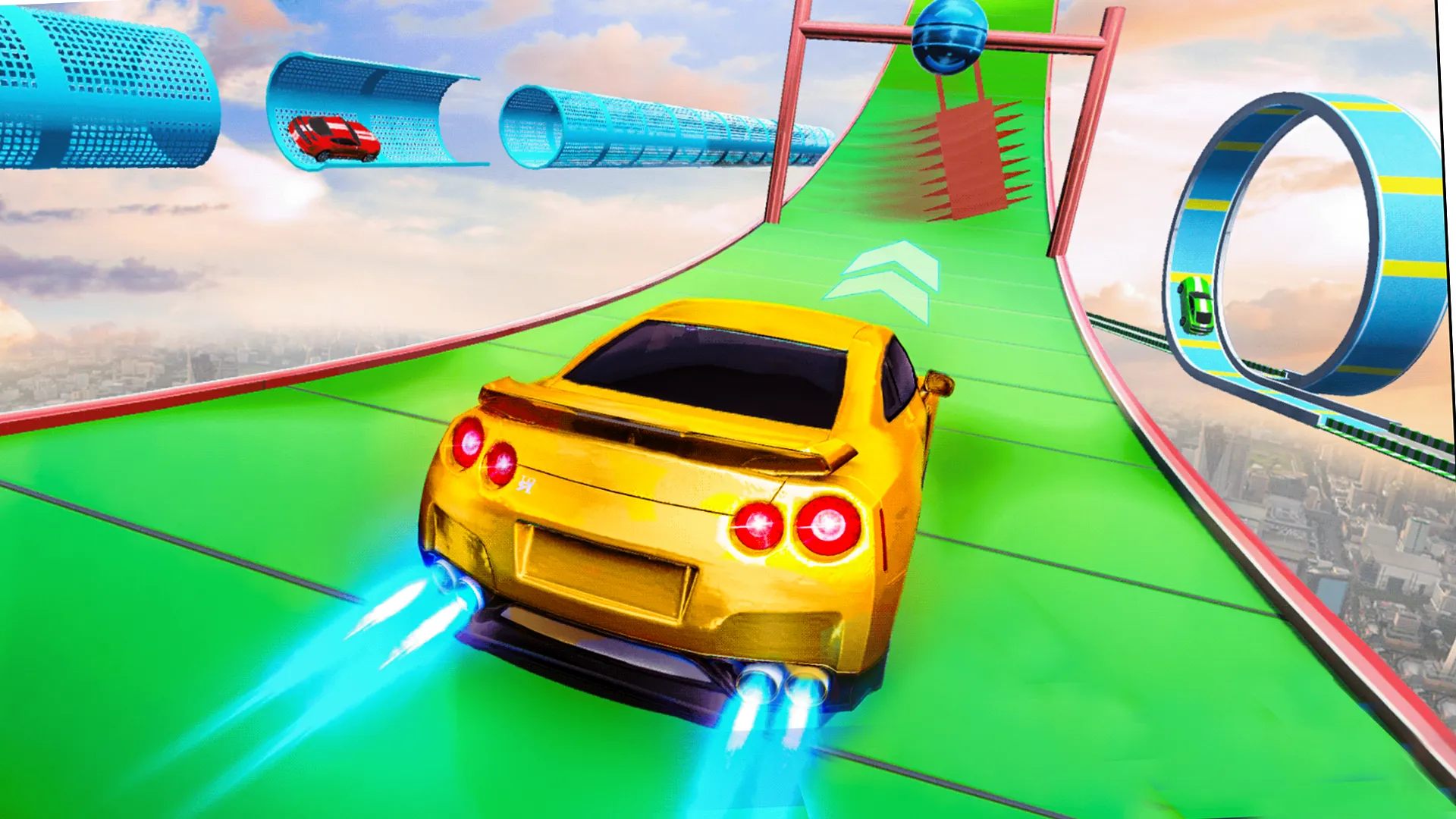 Crazy Impossible Car Stunts 3D | Indus Appstore | Screenshot