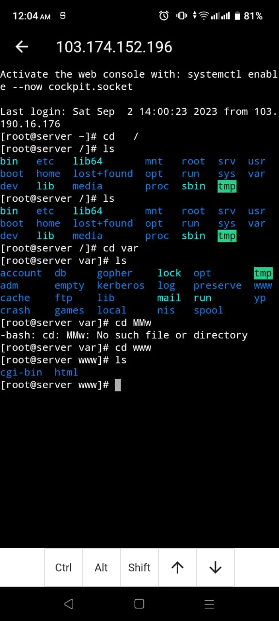 SSH Terminal | Indus Appstore | Screenshot