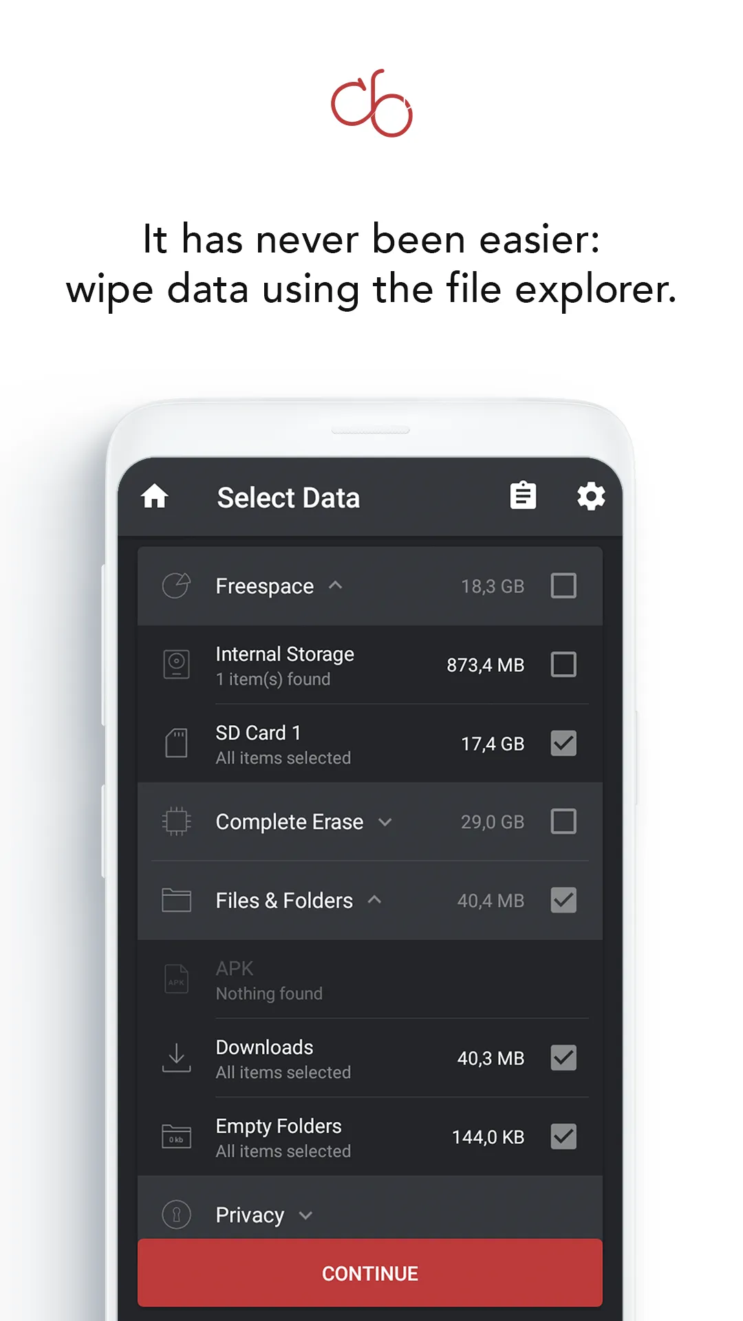 Data Eraser App - Wipe Data | Indus Appstore | Screenshot