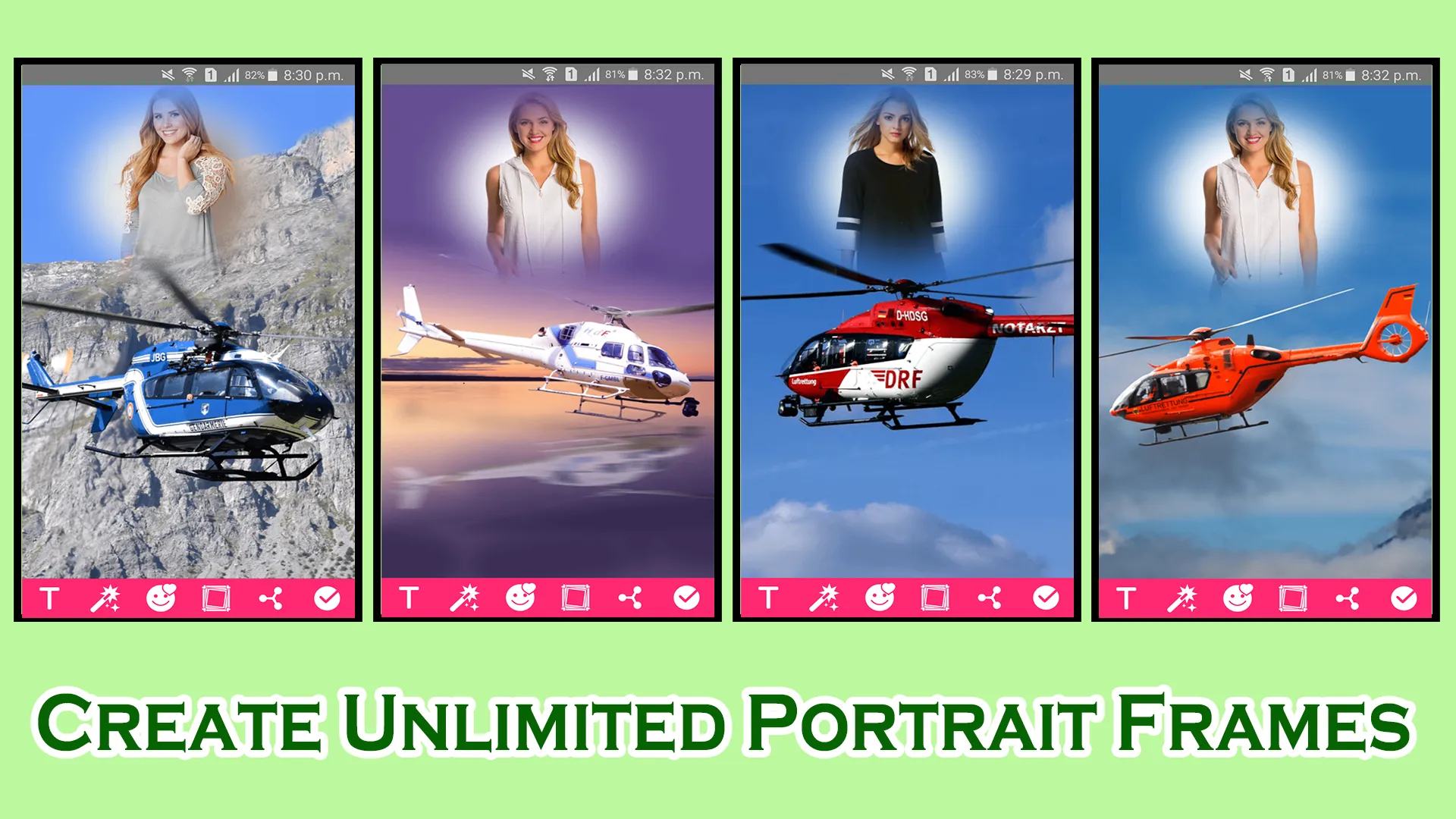 Helicopter Photo Frames | Indus Appstore | Screenshot