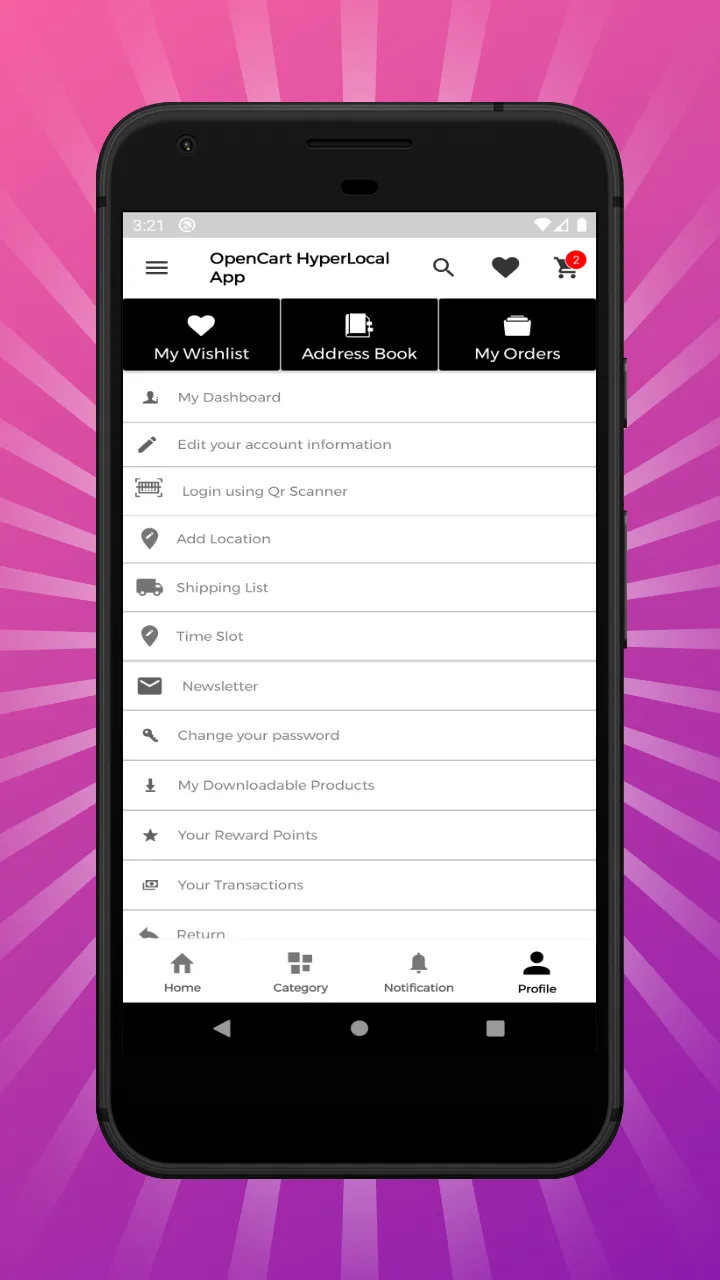 OpenCart Hyperlocal Mobile App | Indus Appstore | Screenshot