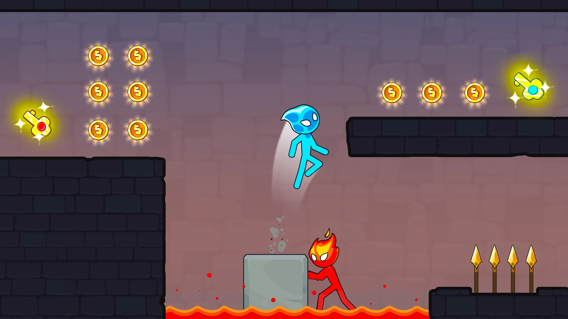 Stick Red boy and Blue girl | Indus Appstore | Screenshot