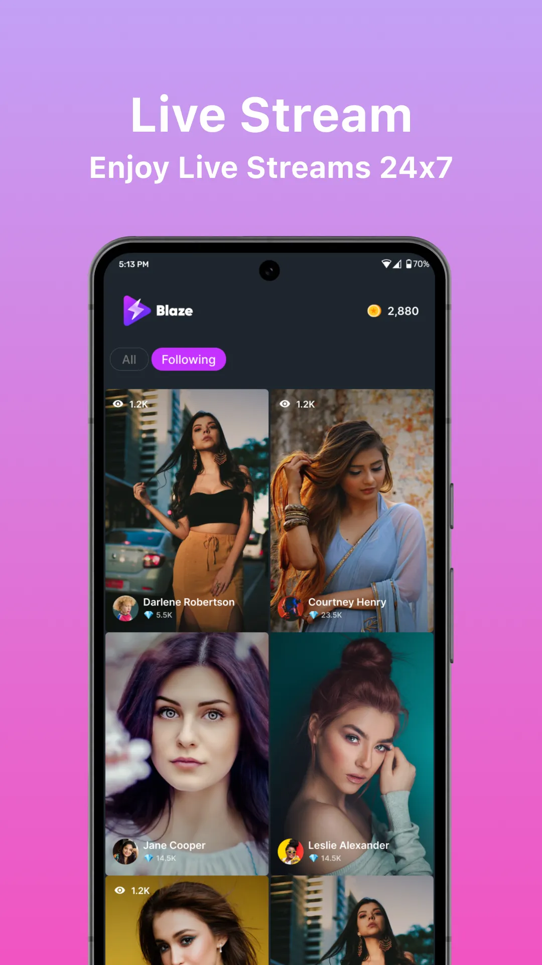 Blaze Live App | Indus Appstore | Screenshot