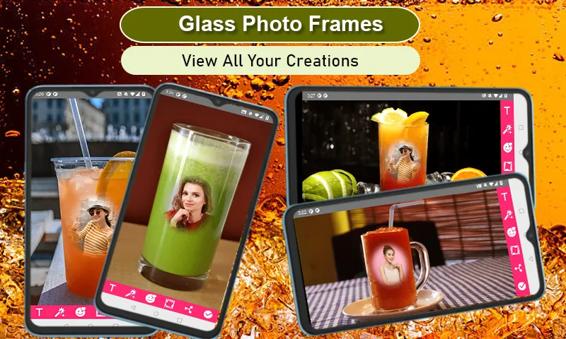 Glass & Juice Frame Editor | Indus Appstore | Screenshot