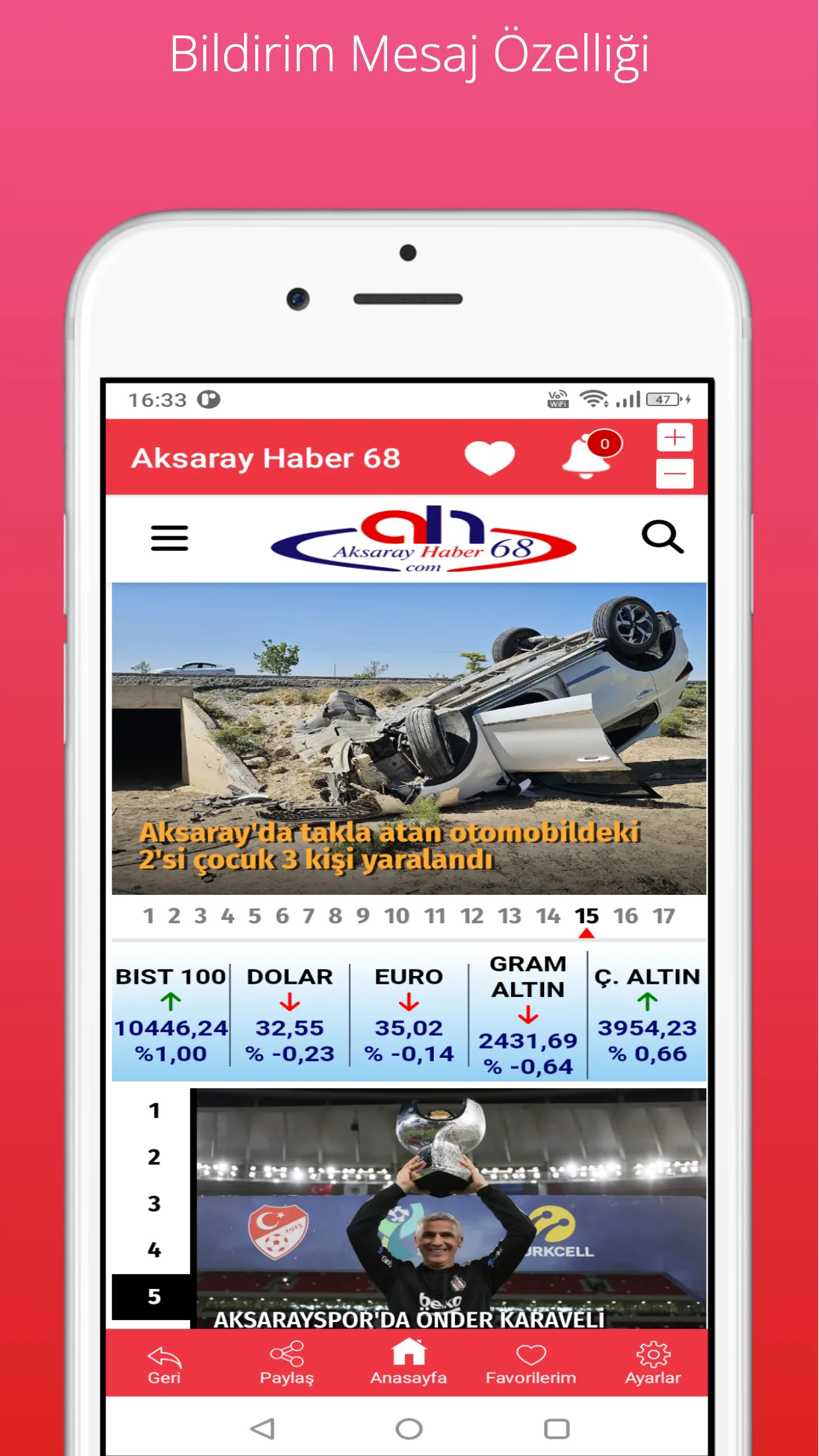 Aksaray Haber68 | Indus Appstore | Screenshot