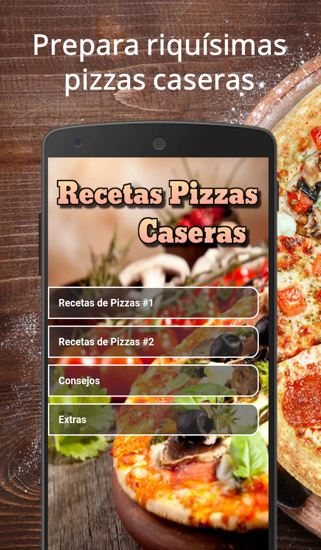 Recetas de pizzas caseras | Indus Appstore | Screenshot