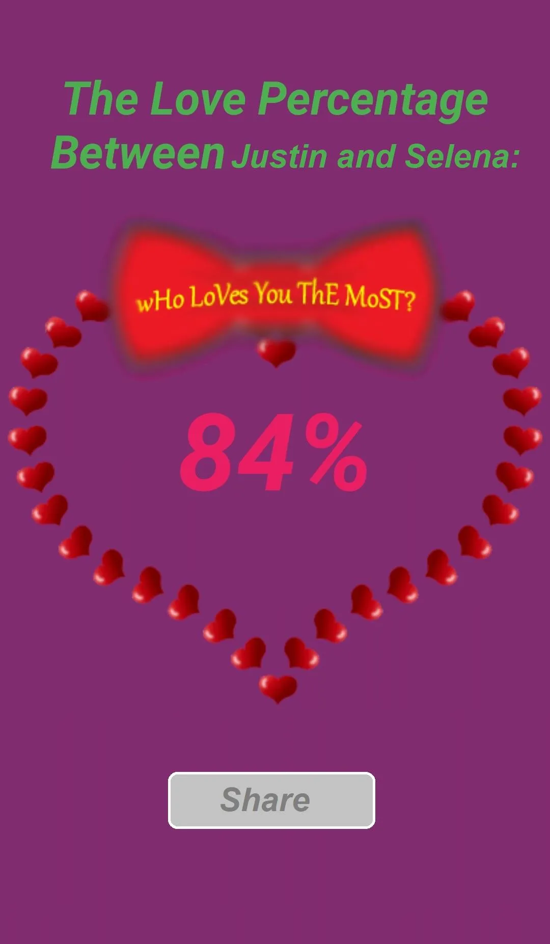 Who loves you most? Love Test | Indus Appstore | Screenshot