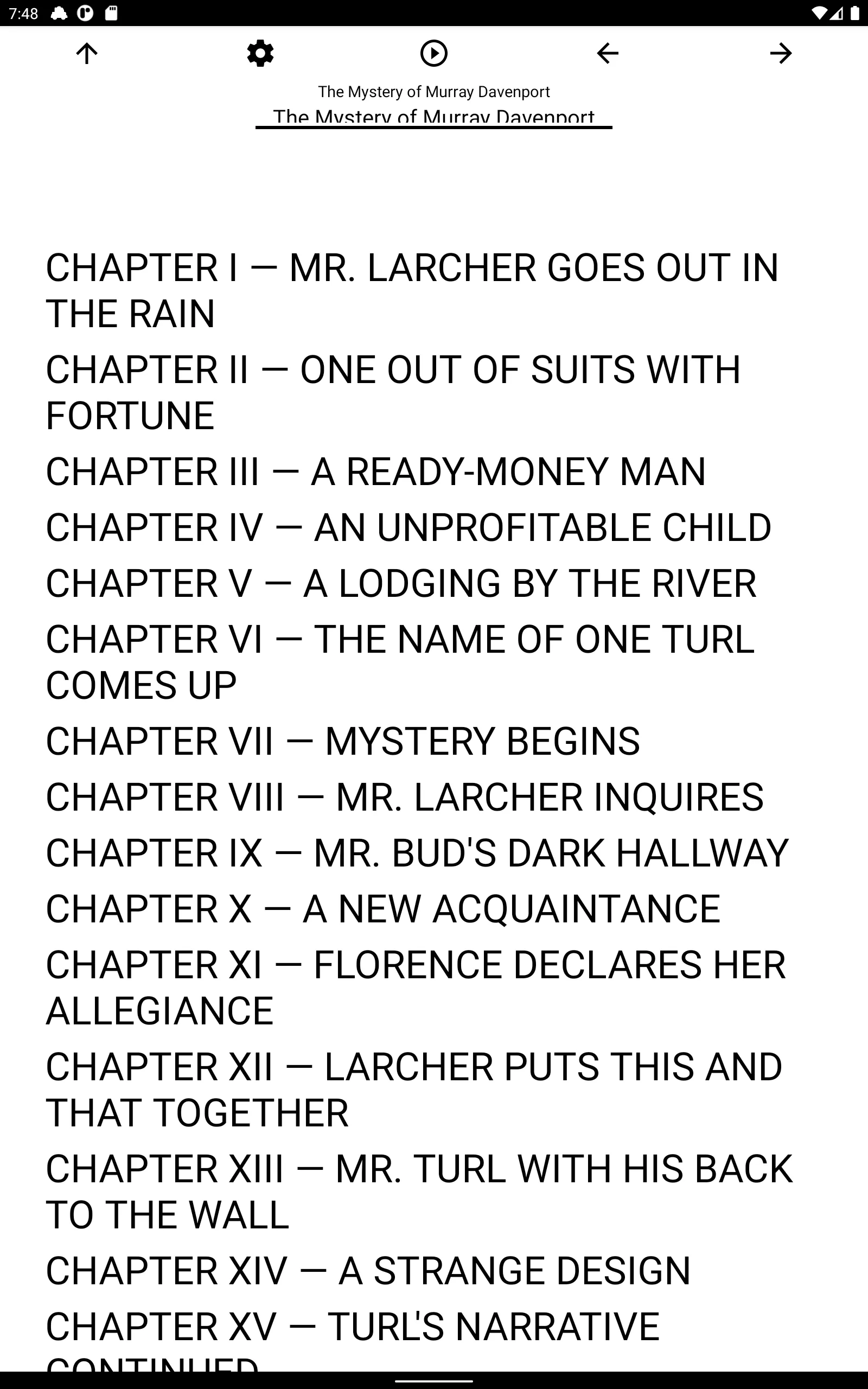 Book, The Mystery of Murray Da | Indus Appstore | Screenshot