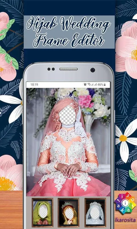 Hijab Wedding Frame Editor | Indus Appstore | Screenshot