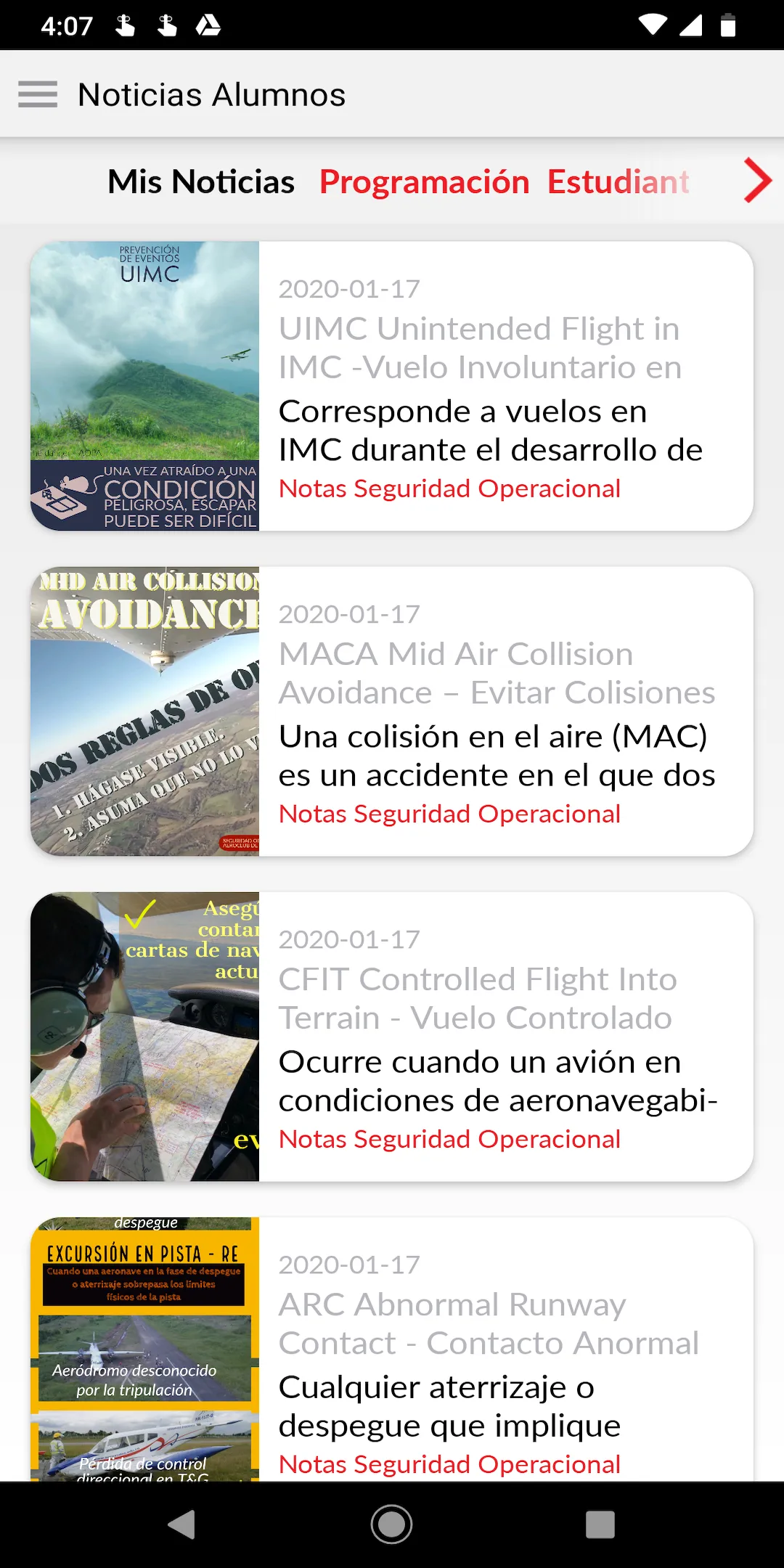 Aeroclub de Colombia | Indus Appstore | Screenshot