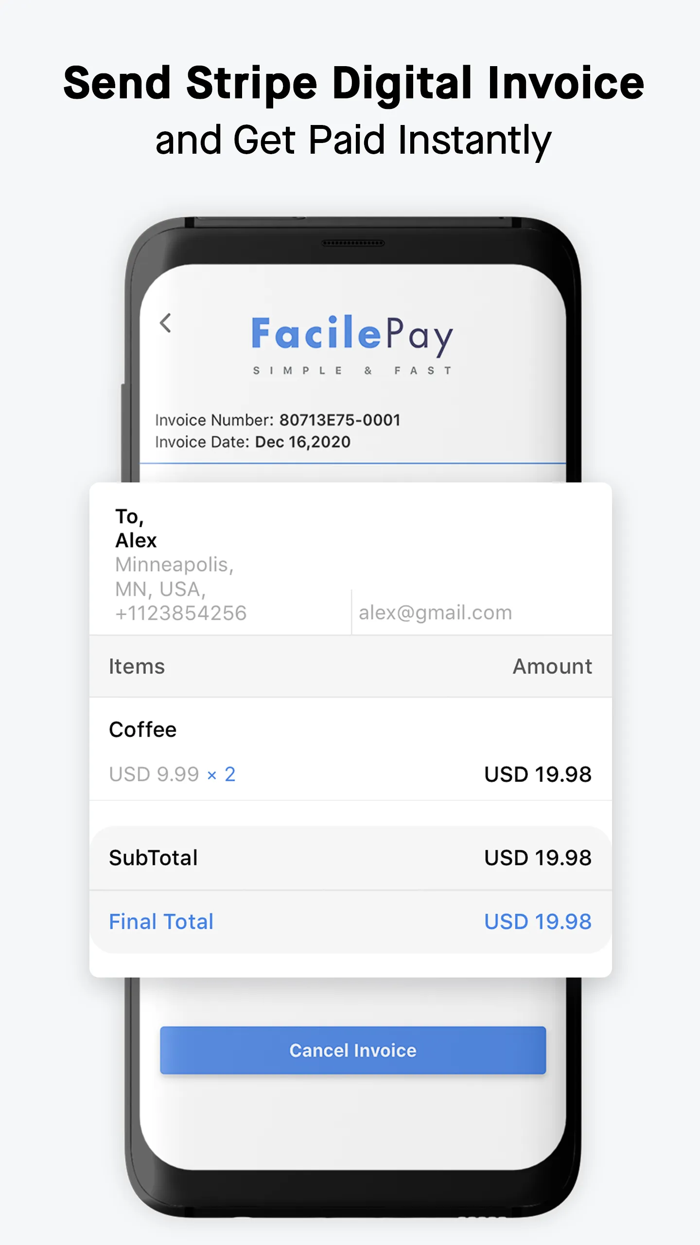 Stripe Payments App: FacilePay | Indus Appstore | Screenshot