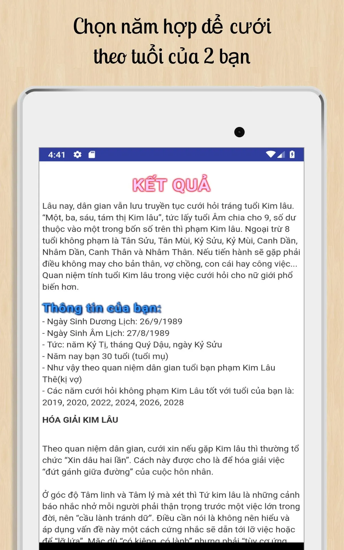 Xem năm lấy chồng | Indus Appstore | Screenshot