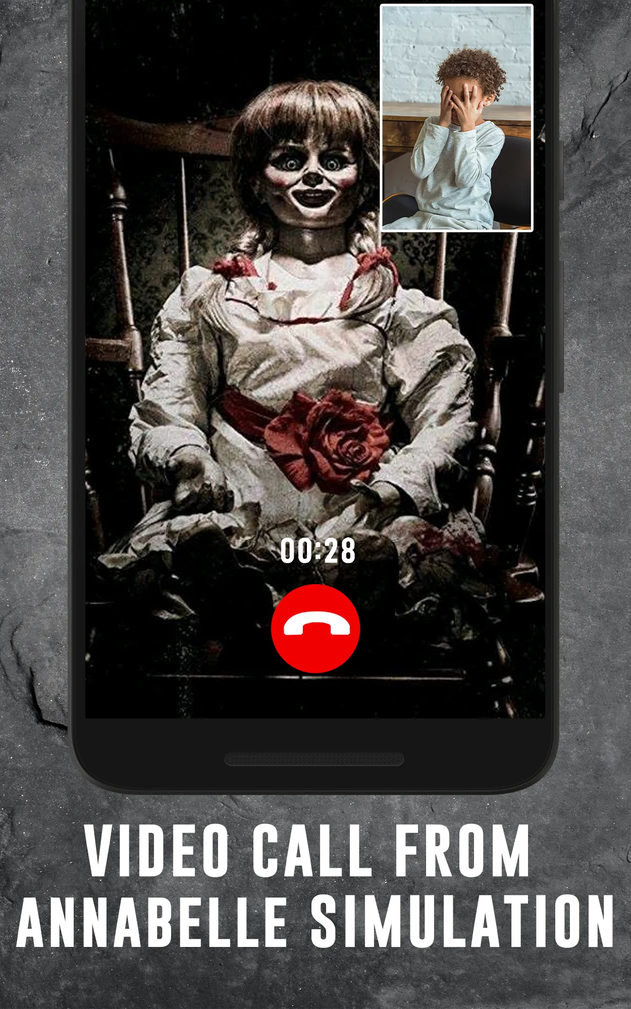 Scary Doll fake video call | Indus Appstore | Screenshot