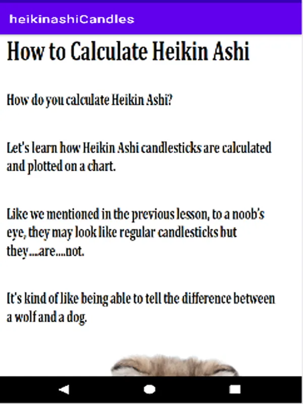 Heikin Ashi Chart Reading | Indus Appstore | Screenshot