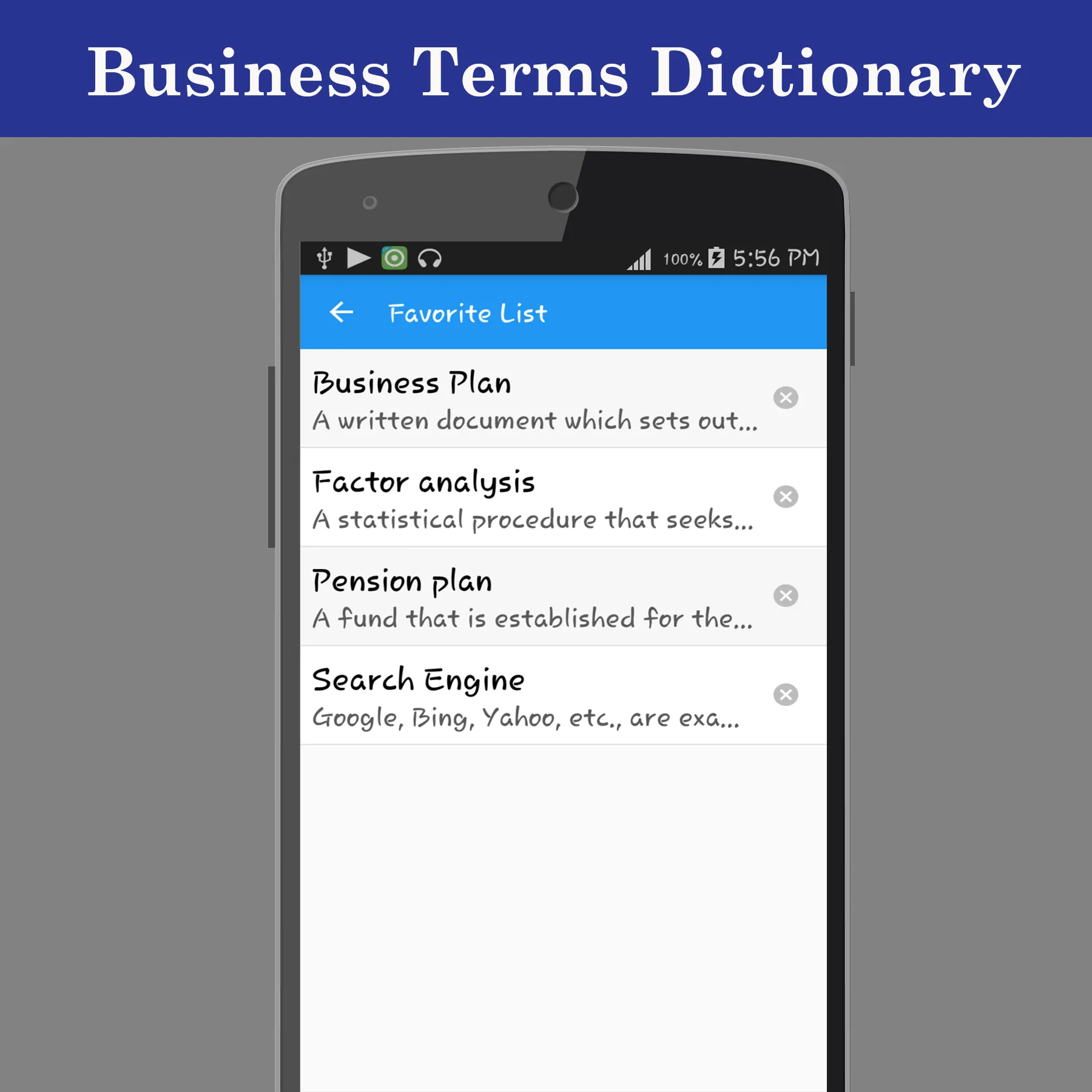 Business Terms Dictionary | Indus Appstore | Screenshot