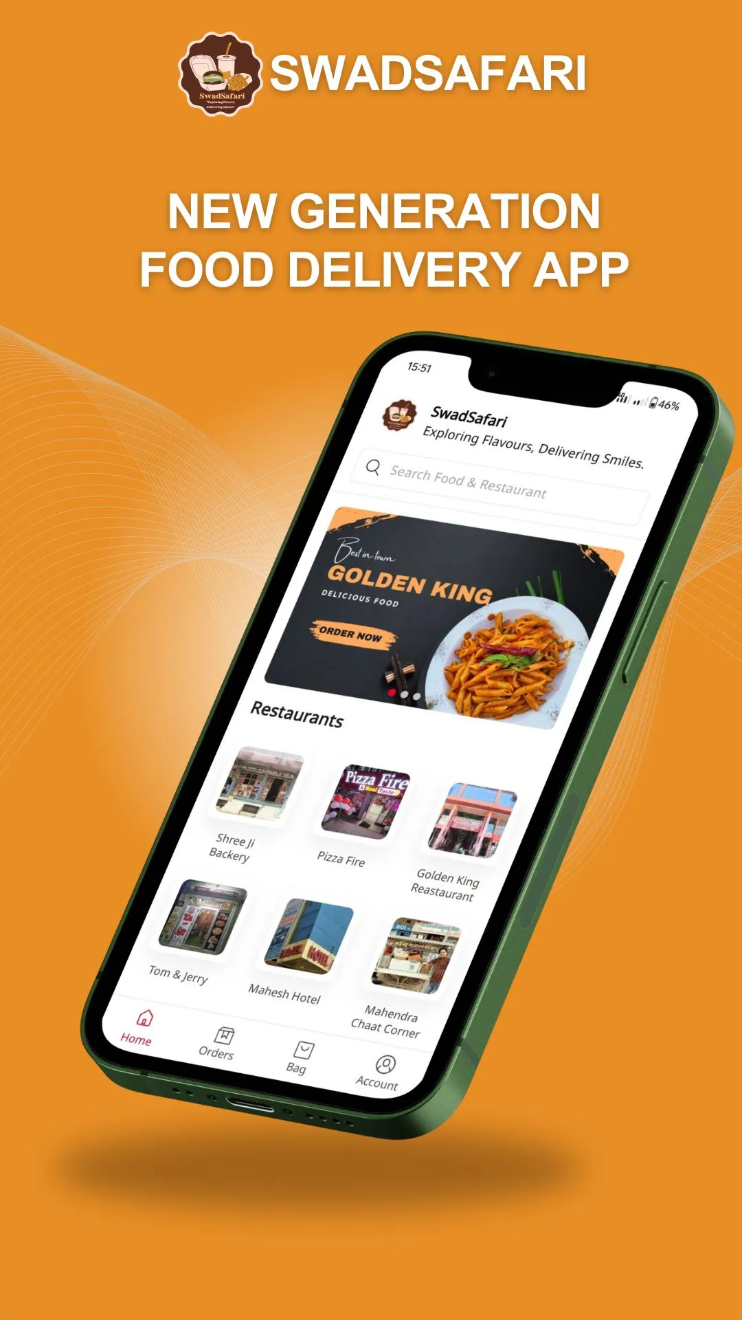 Swad Safari-Food Delivery App | Indus Appstore | Screenshot