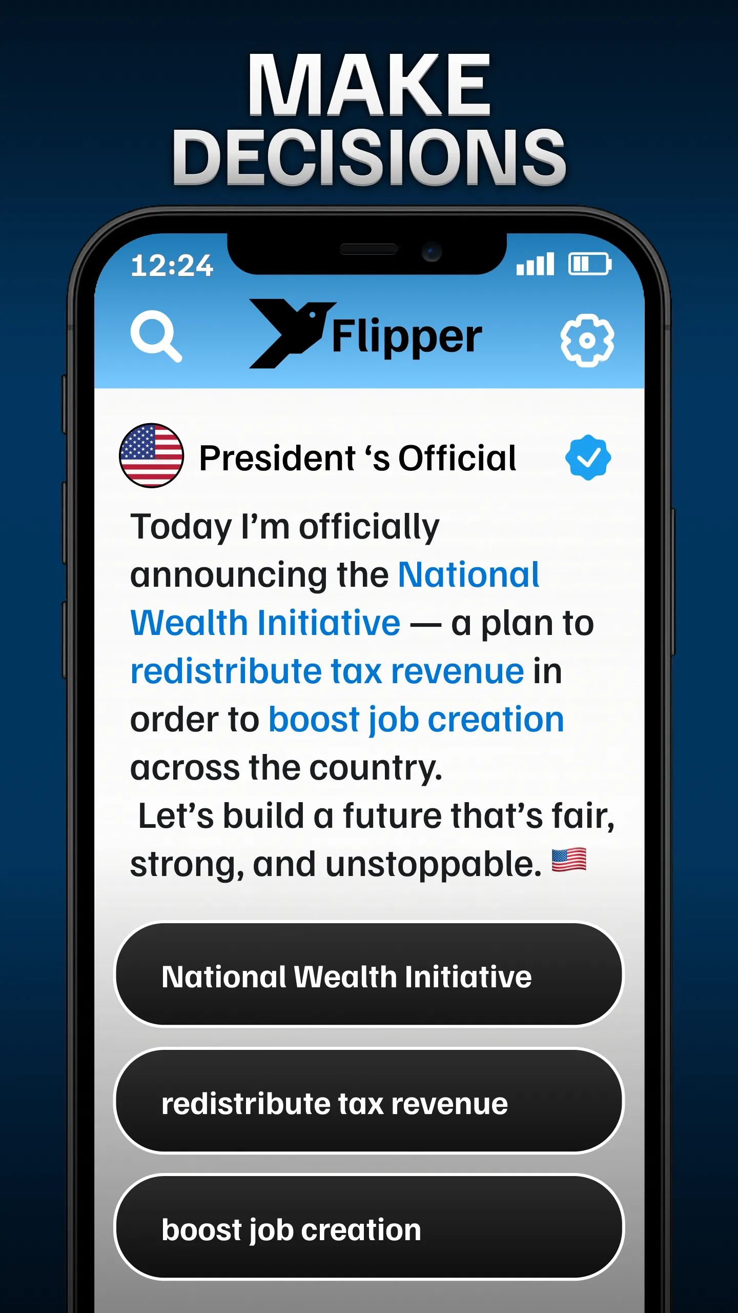 President: Simulator Game | Indus Appstore | Screenshot