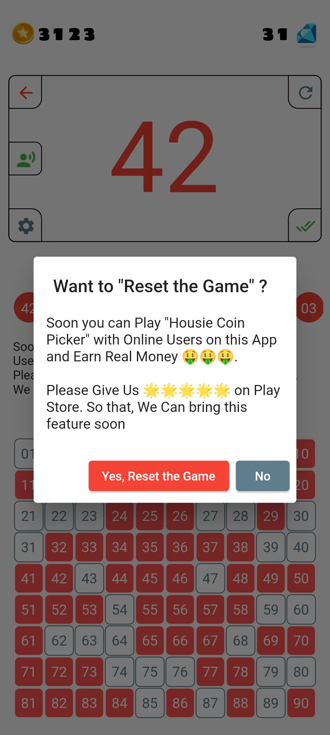 Tambola Housie Coin Picker | Indus Appstore | Screenshot