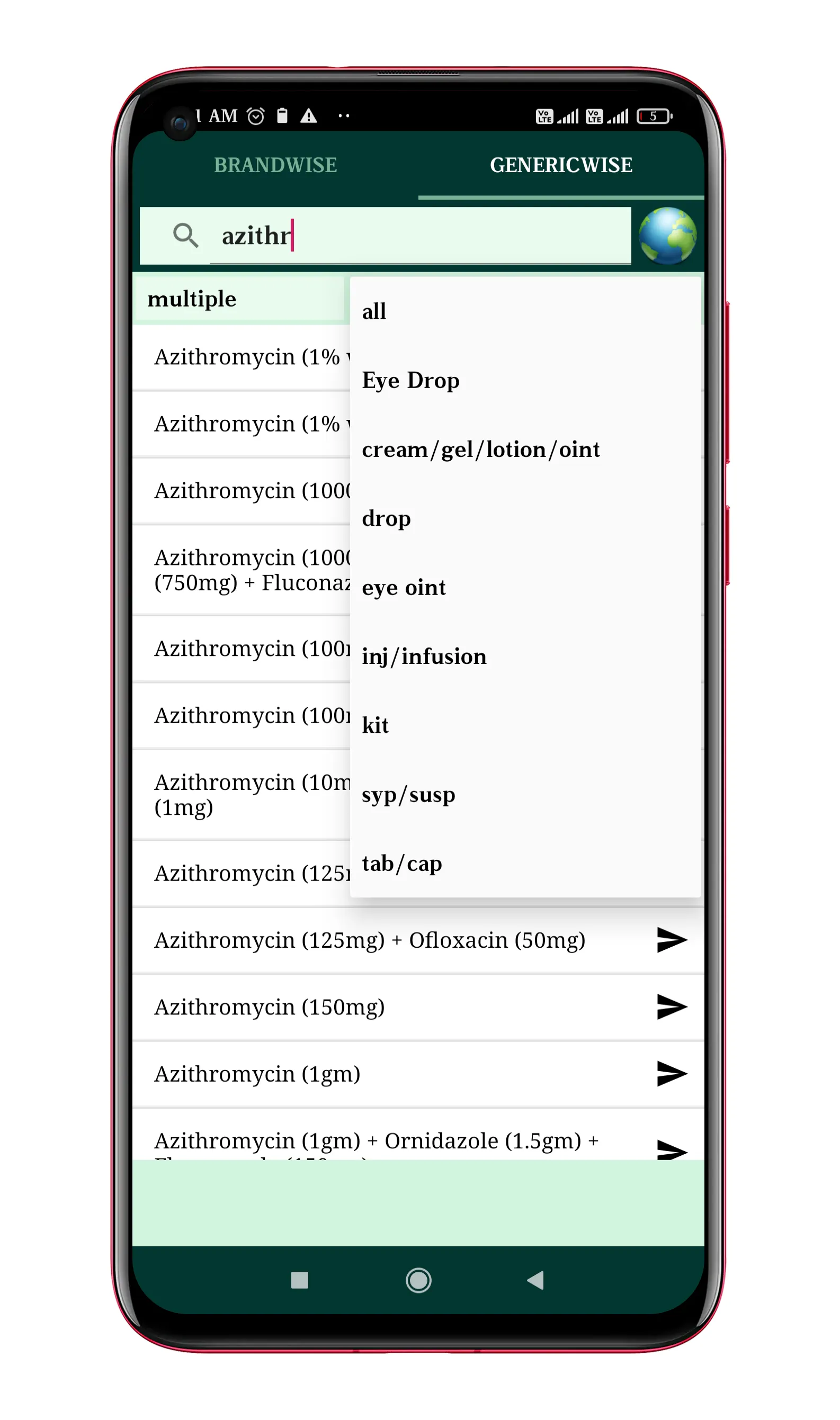 DrugRx (disease,diagnosis) | Indus Appstore | Screenshot