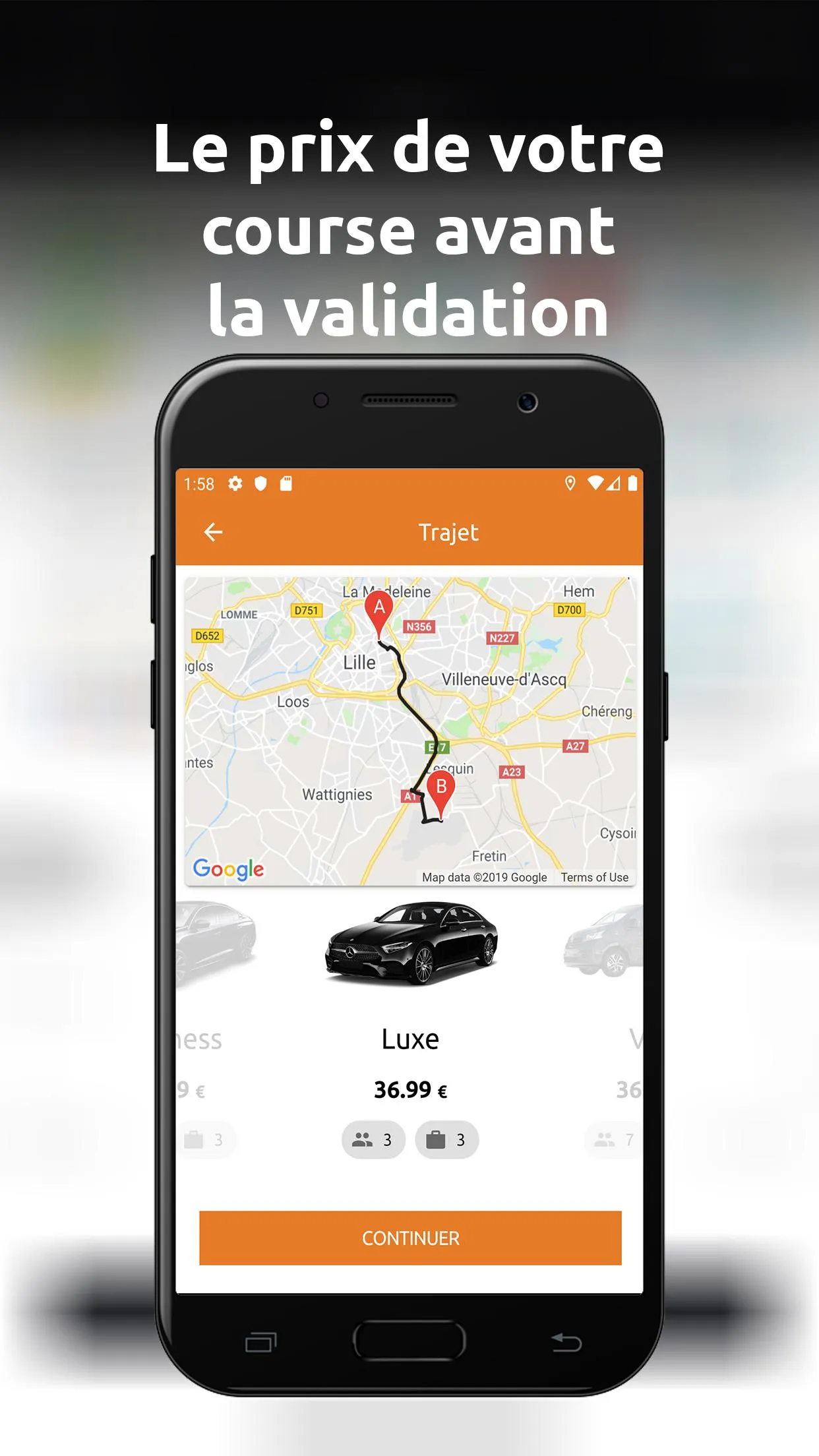 OhCab : Réserver Un Chauffeur  | Indus Appstore | Screenshot