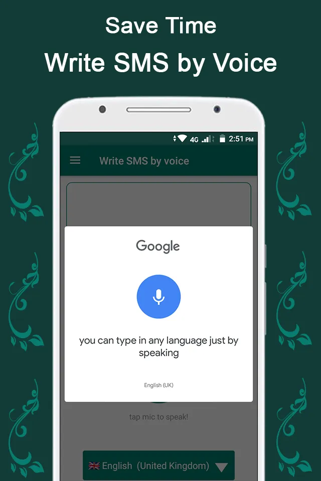 Write SMS by Voice | Indus Appstore | Screenshot