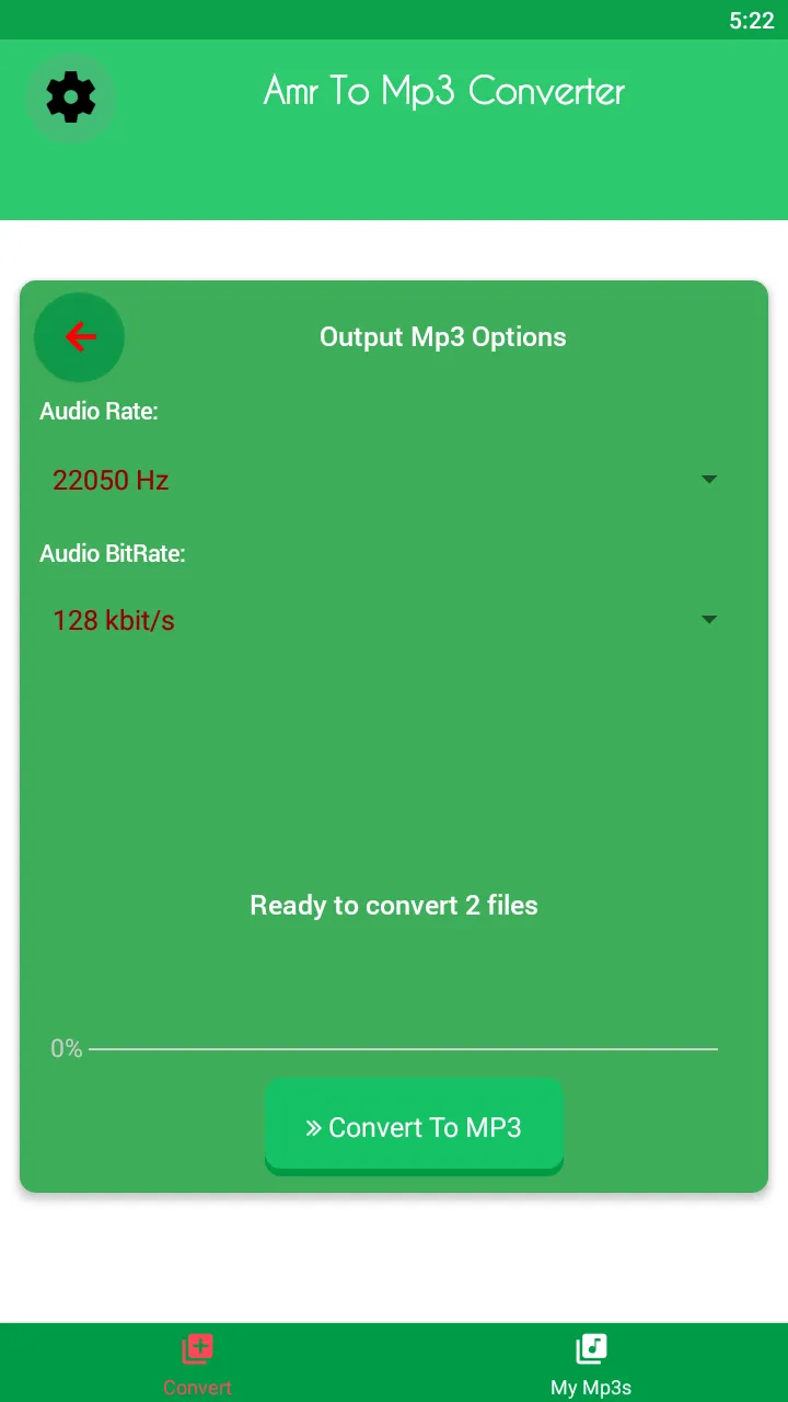 AMR to MP3 Converter | Indus Appstore | Screenshot