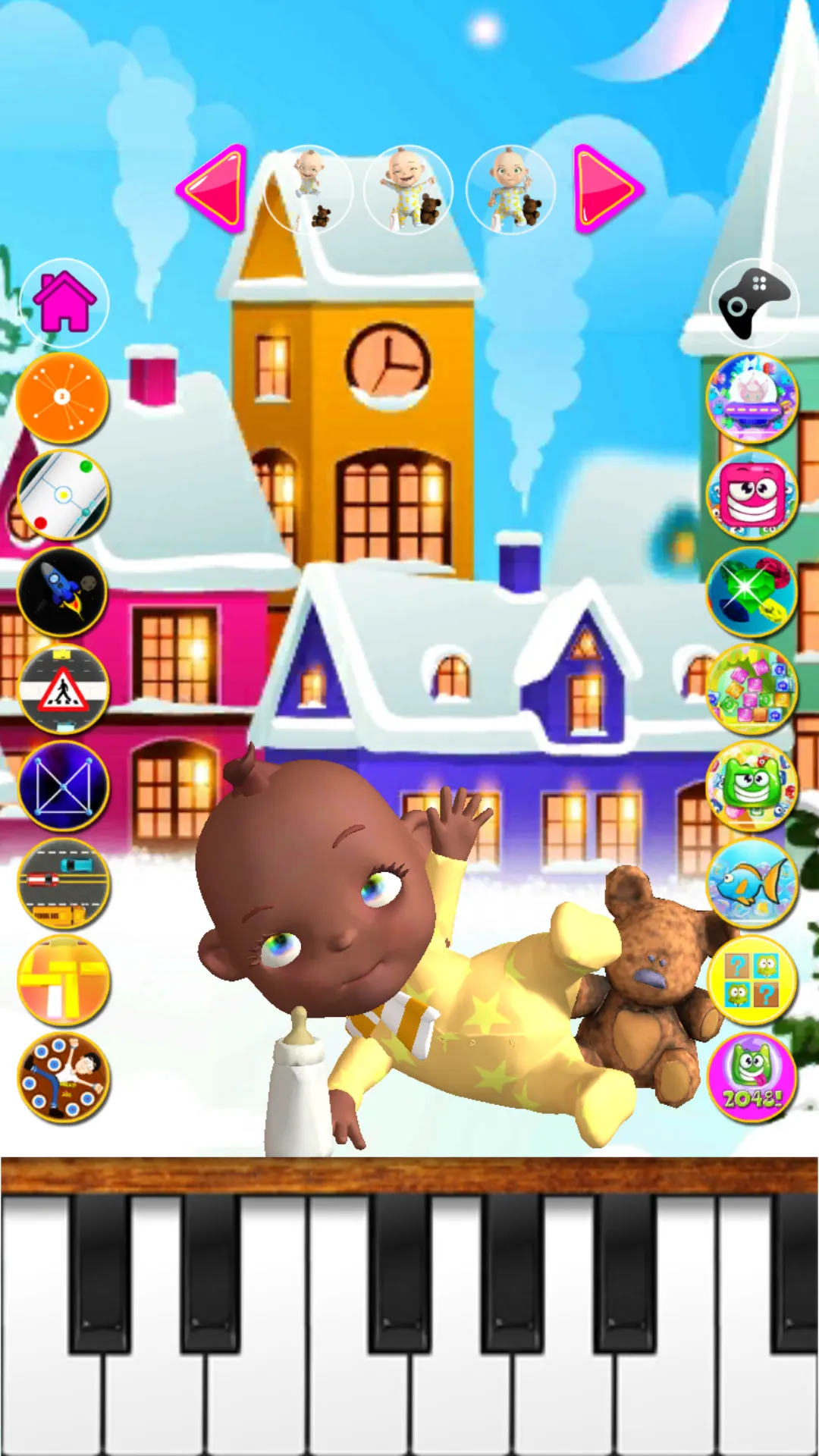 Talking Babsy Baby Xmas Games | Indus Appstore | Screenshot