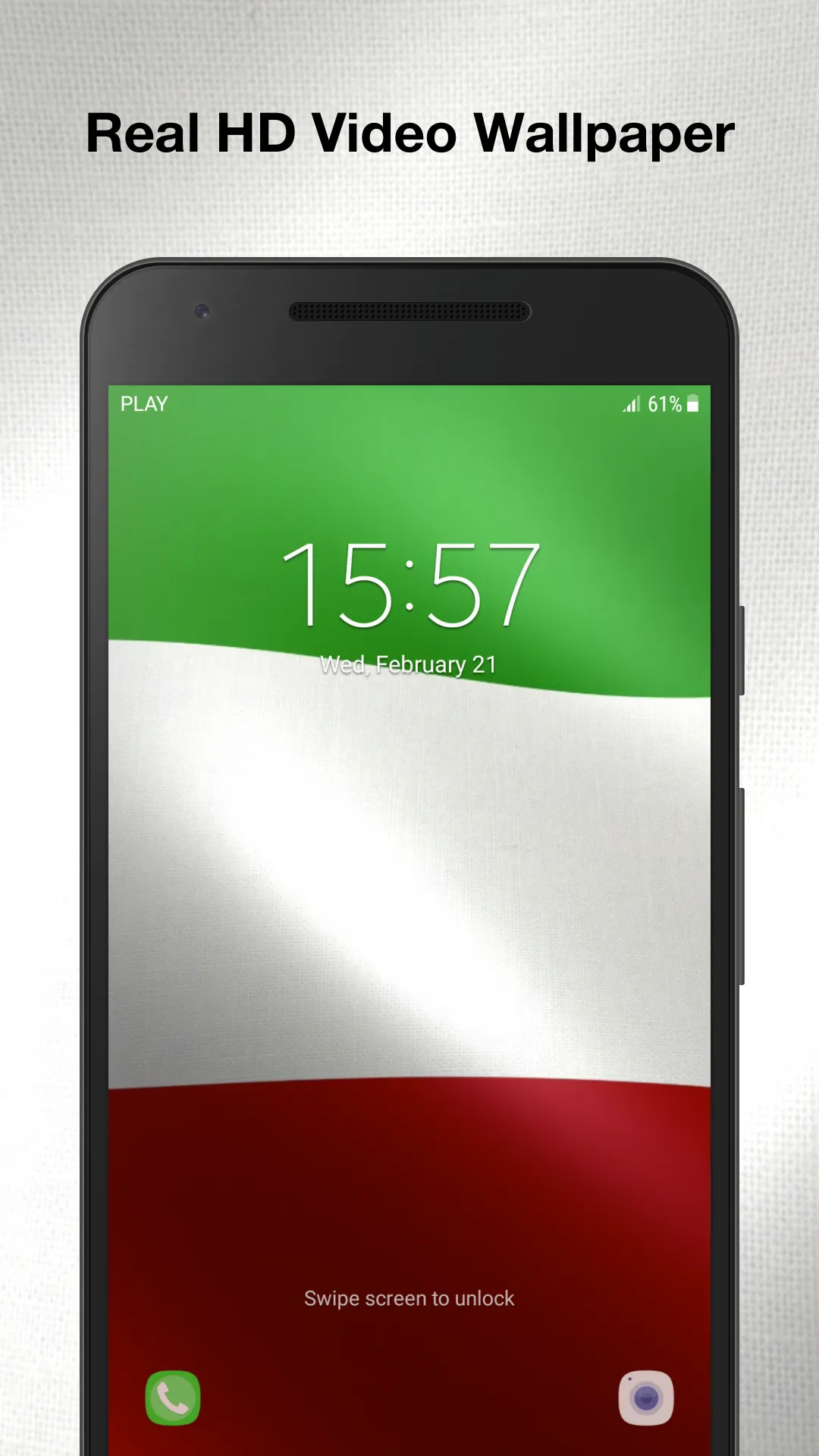 3d Italy Flag Live Wallpaper | Indus Appstore | Screenshot