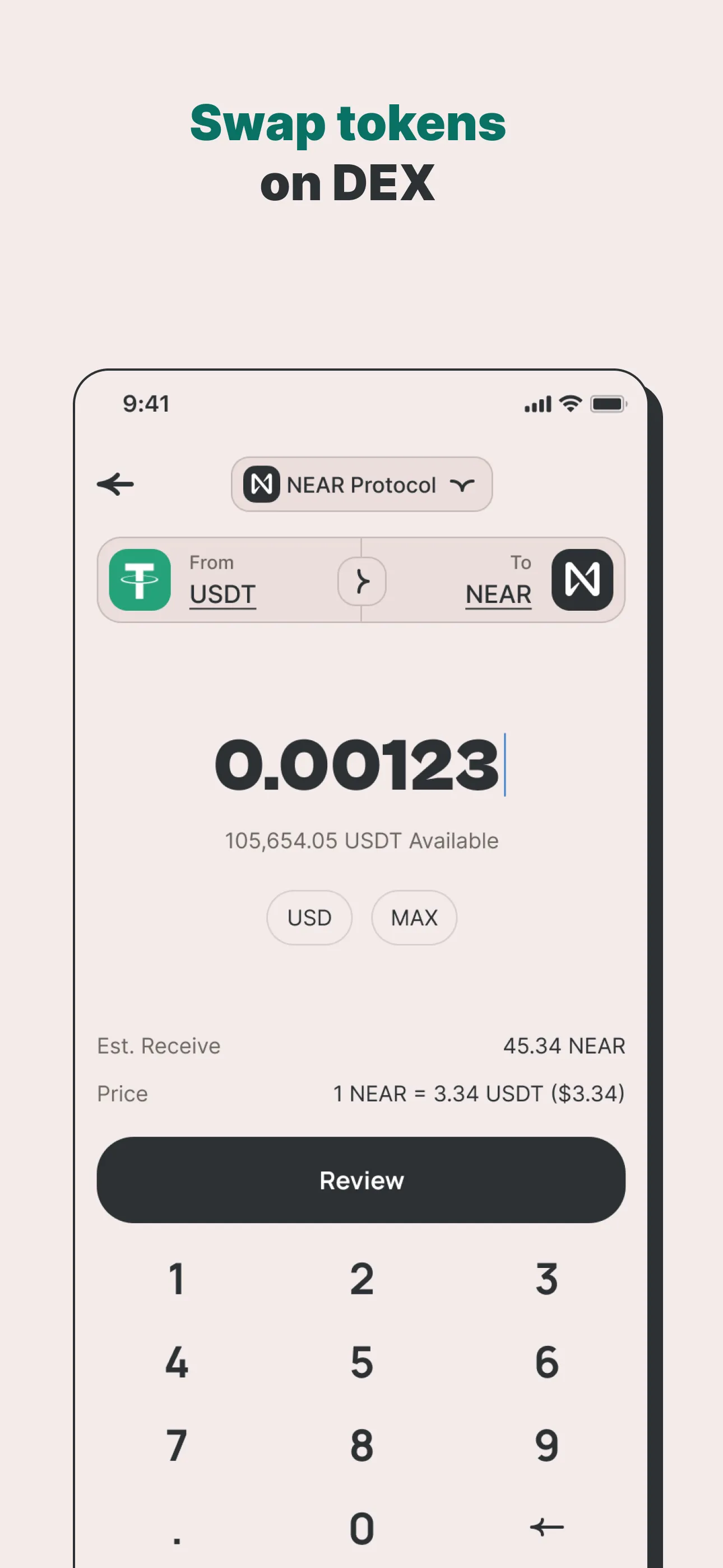 NEAR Crypto wallet - HERE | Indus Appstore | Screenshot