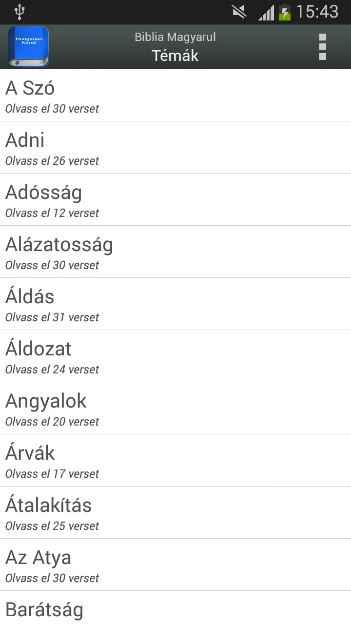 Biblia Magyarul | Indus Appstore | Screenshot