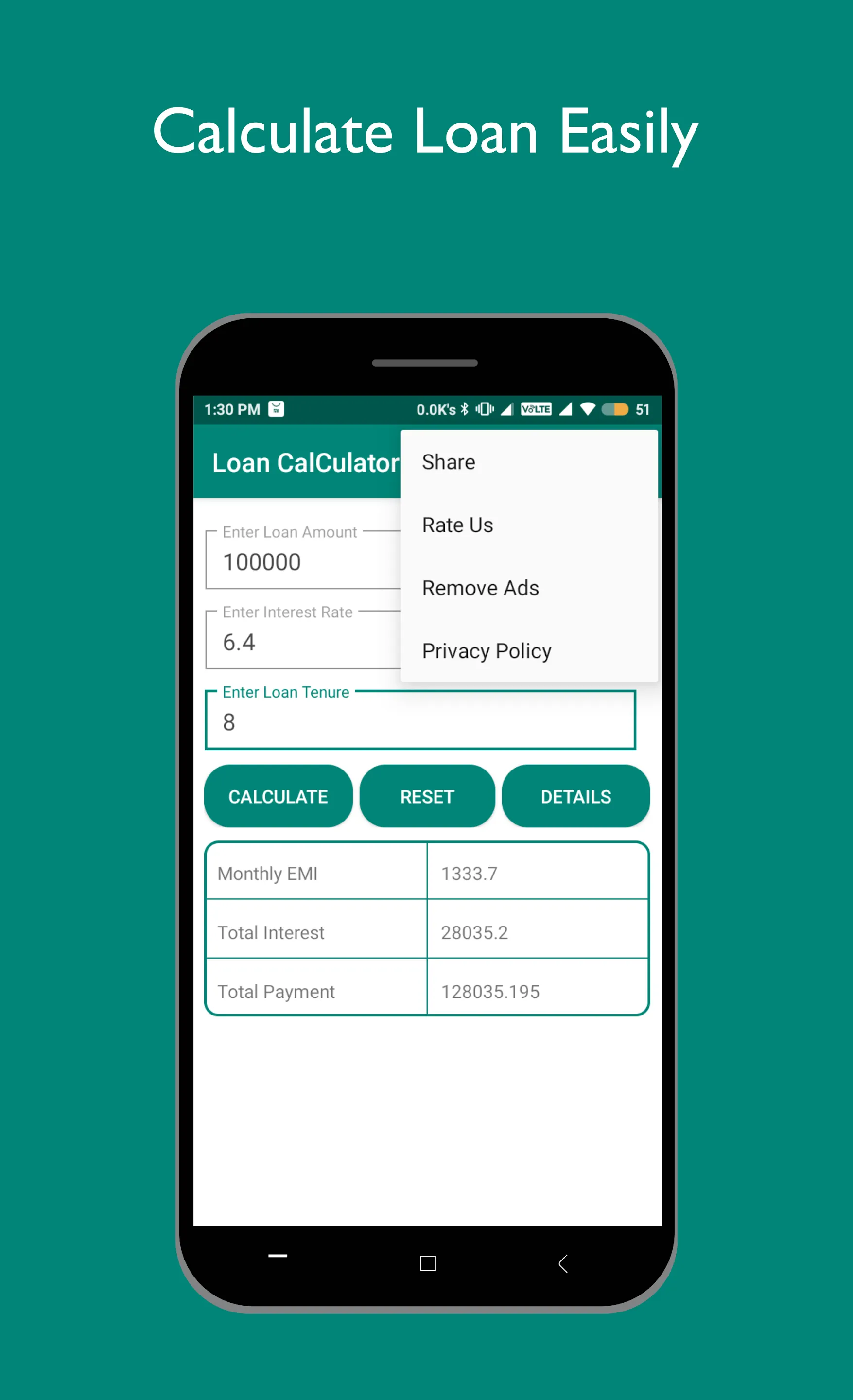 Loan Calculator | Indus Appstore | Screenshot