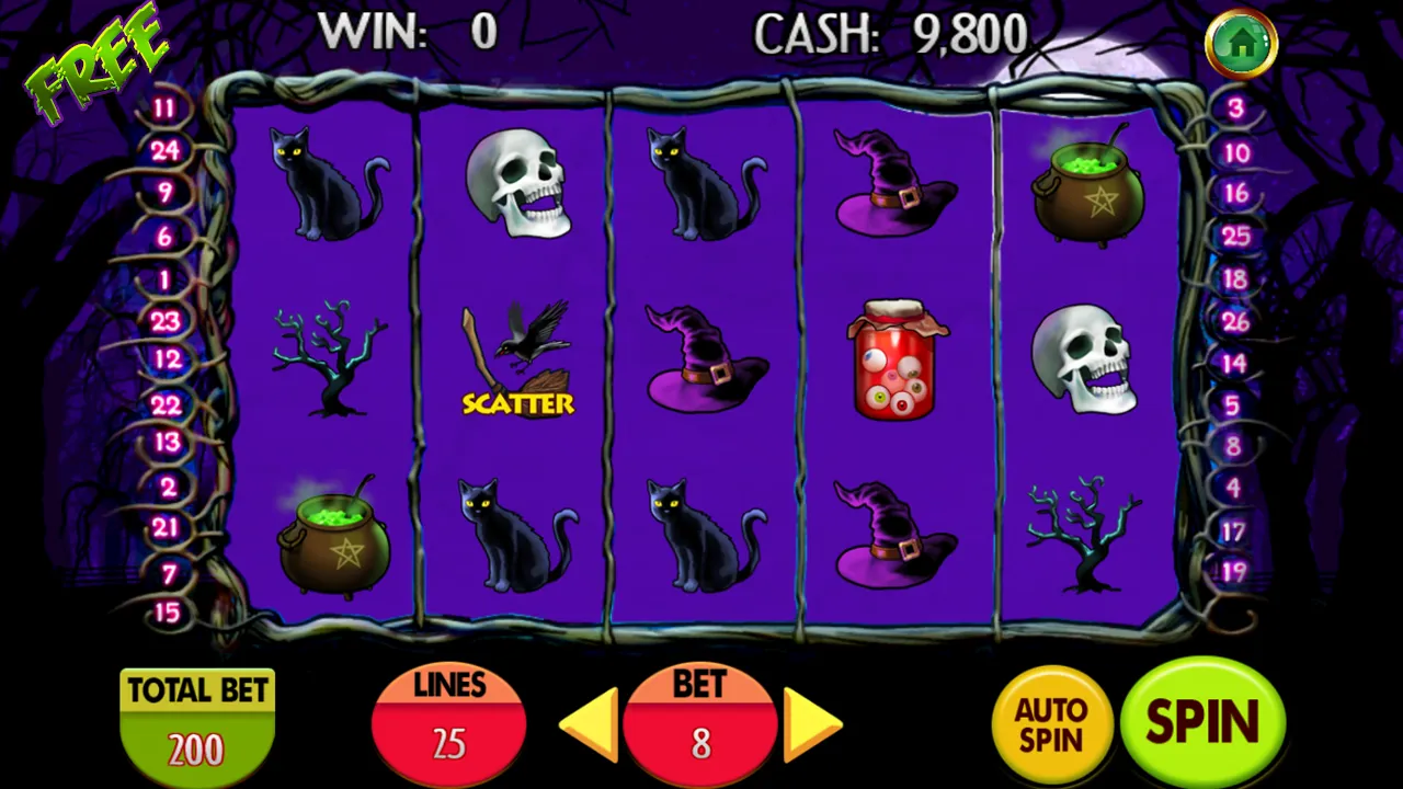 Halloween Slots Mania Deluxe | Indus Appstore | Screenshot