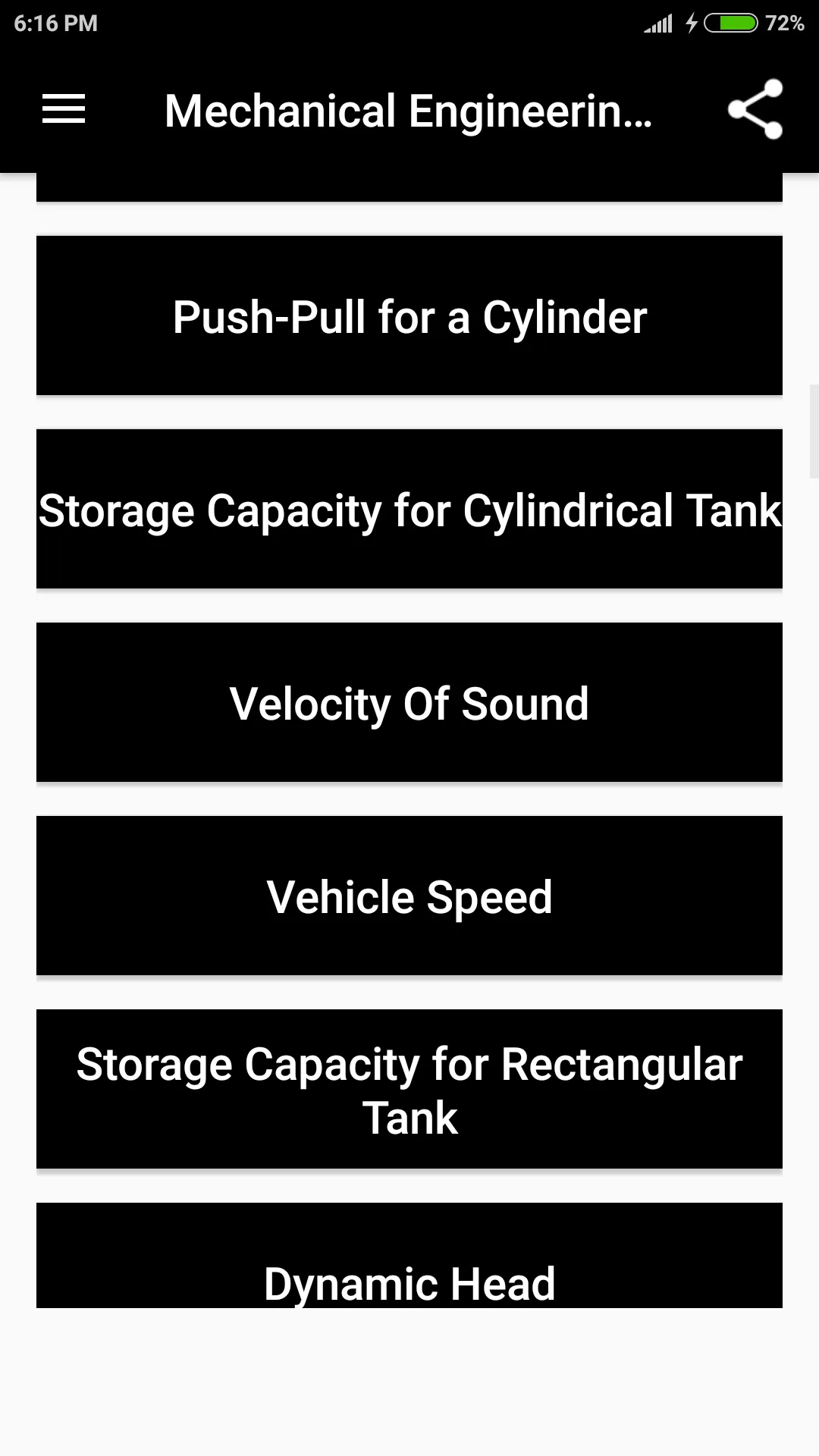 Mechanical Engineering Calc | Indus Appstore | Screenshot