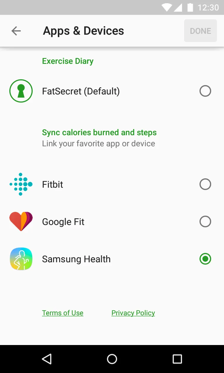 Calorie Counter by FatSecret | Indus Appstore | Screenshot