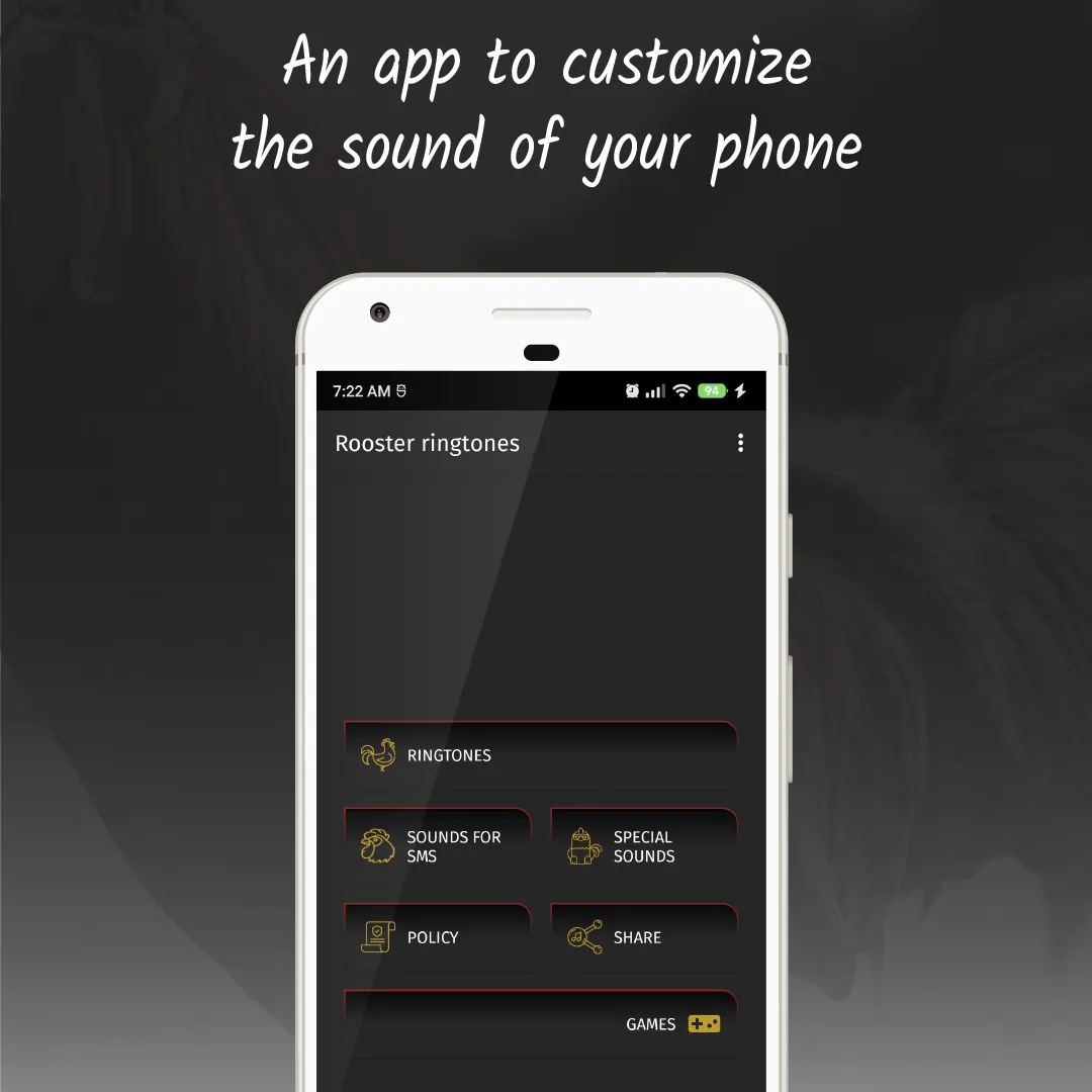 Rooster ringtones for phone | Indus Appstore | Screenshot