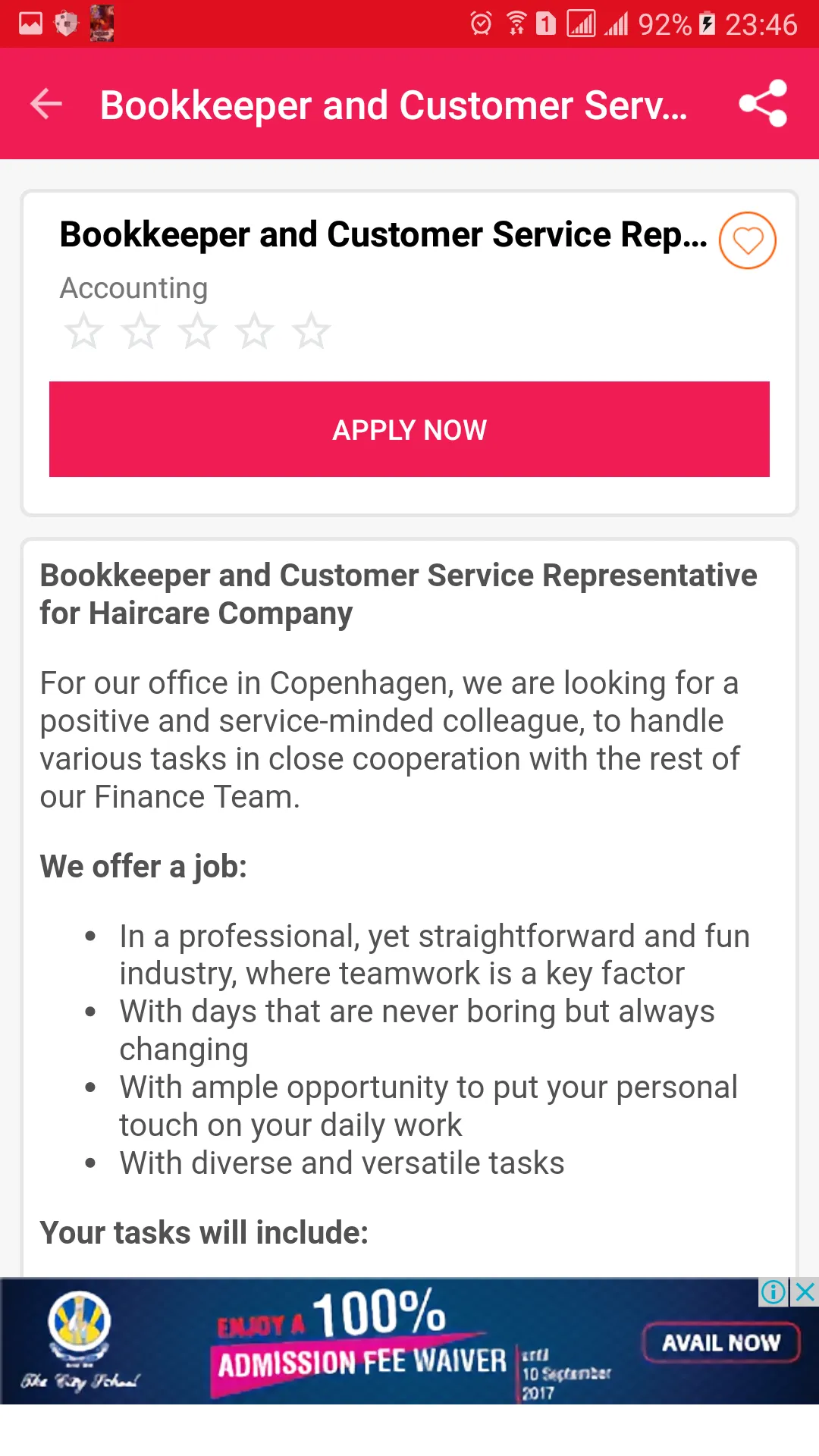 Jobs in Denmark | Indus Appstore | Screenshot