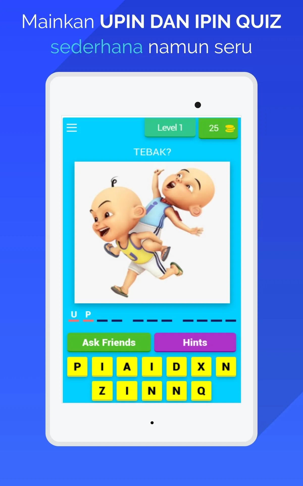 Upin & Ipin Quiz | Indus Appstore | Screenshot