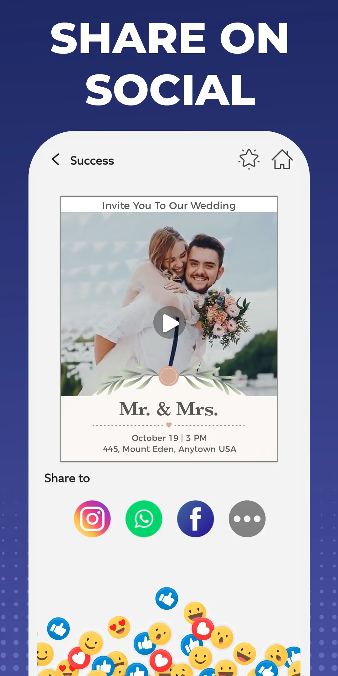 Video Invitation Maker | Indus Appstore | Screenshot