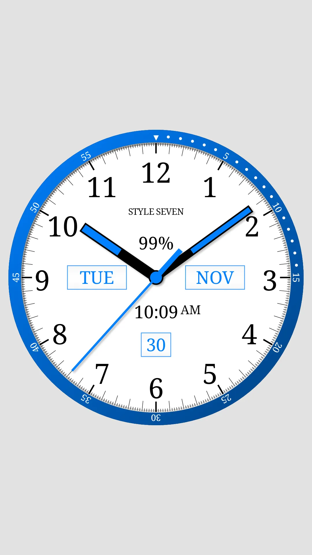 Color Analog Clock-7 | Indus Appstore | Screenshot