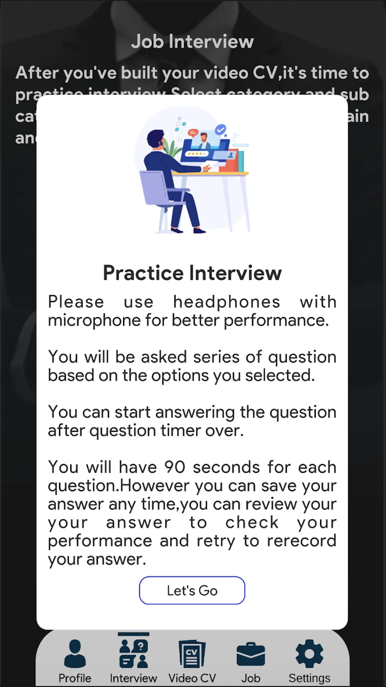 My Mock Interview | Indus Appstore | Screenshot