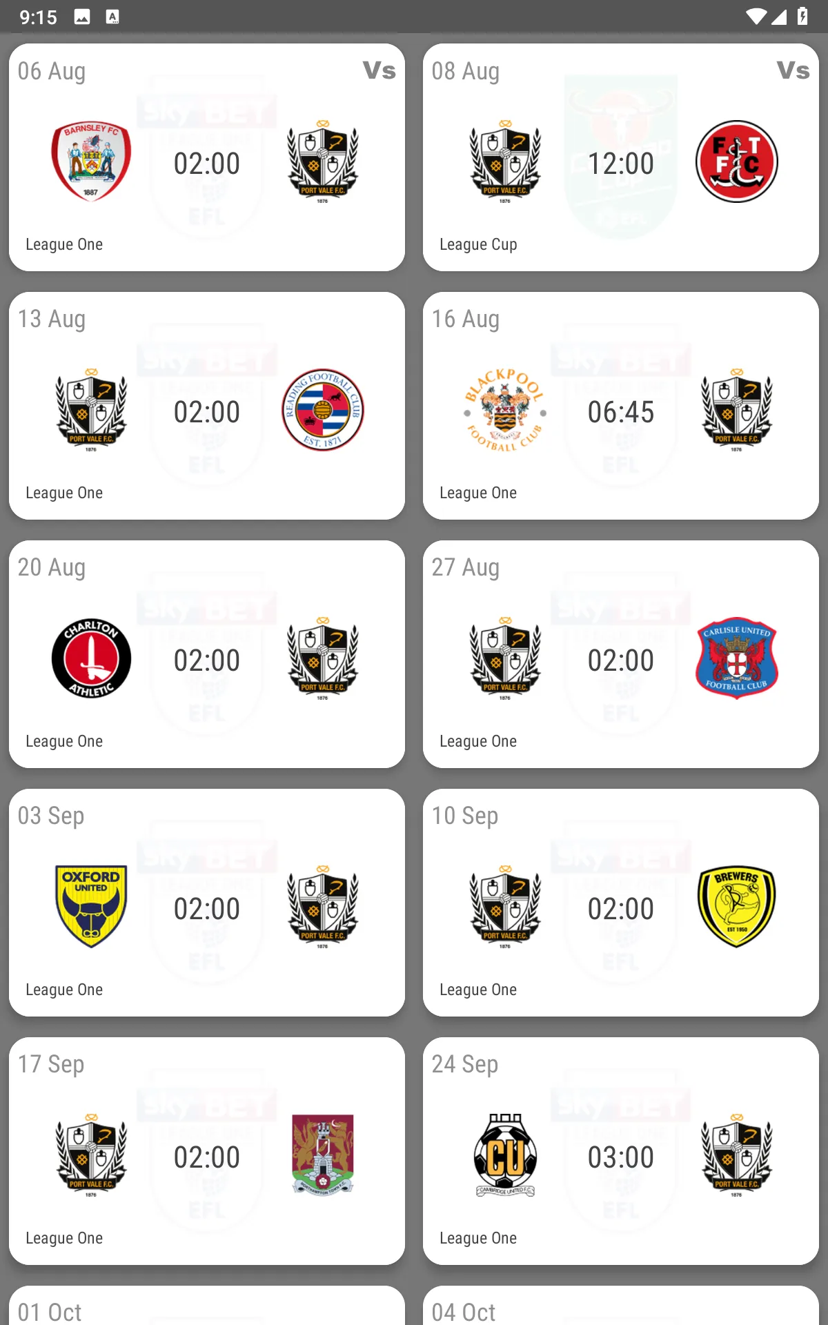 Port Vale Fan App | Indus Appstore | Screenshot