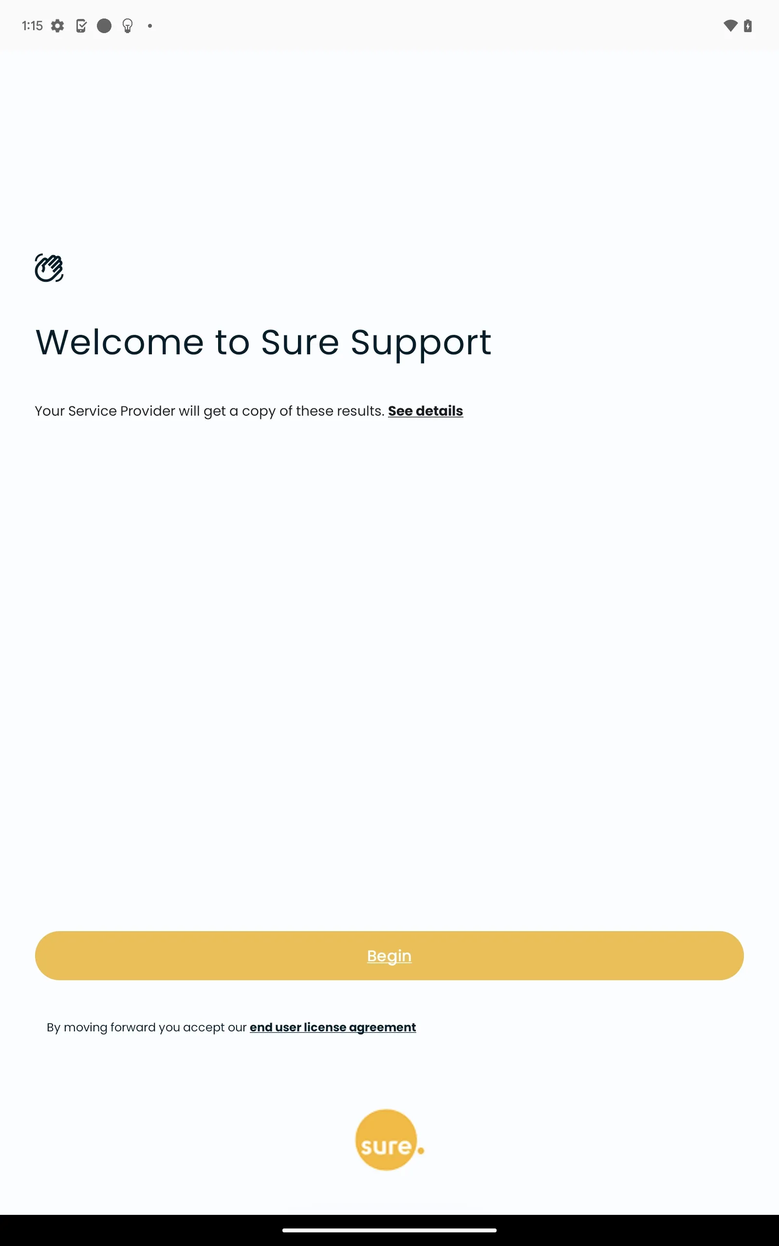 Sure Support | Indus Appstore | Screenshot