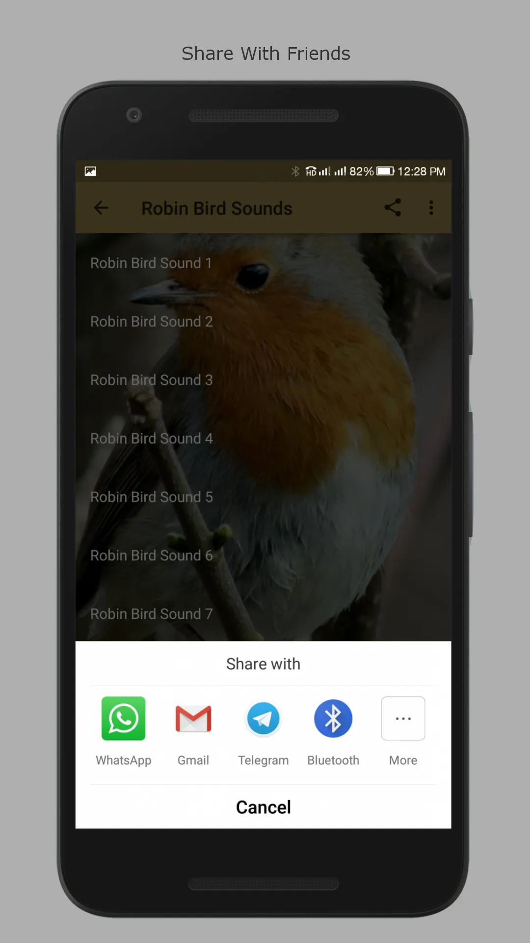 Robin Bird Sounds | Indus Appstore | Screenshot