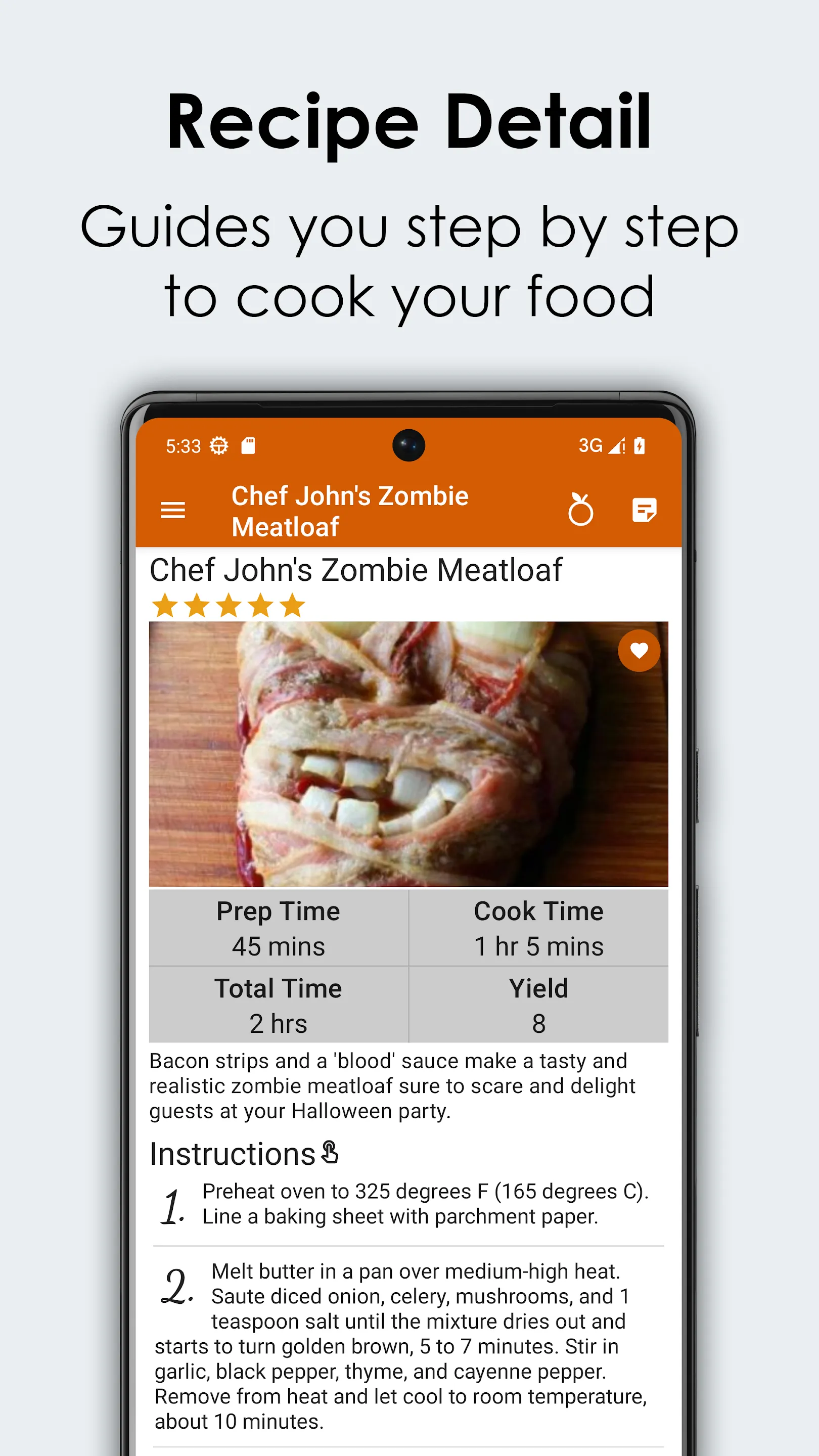 Halloween Recipes Cookbook | Indus Appstore | Screenshot