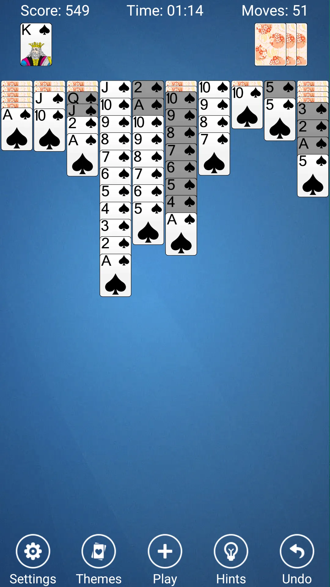 Spider Solitaire | Indus Appstore | Screenshot