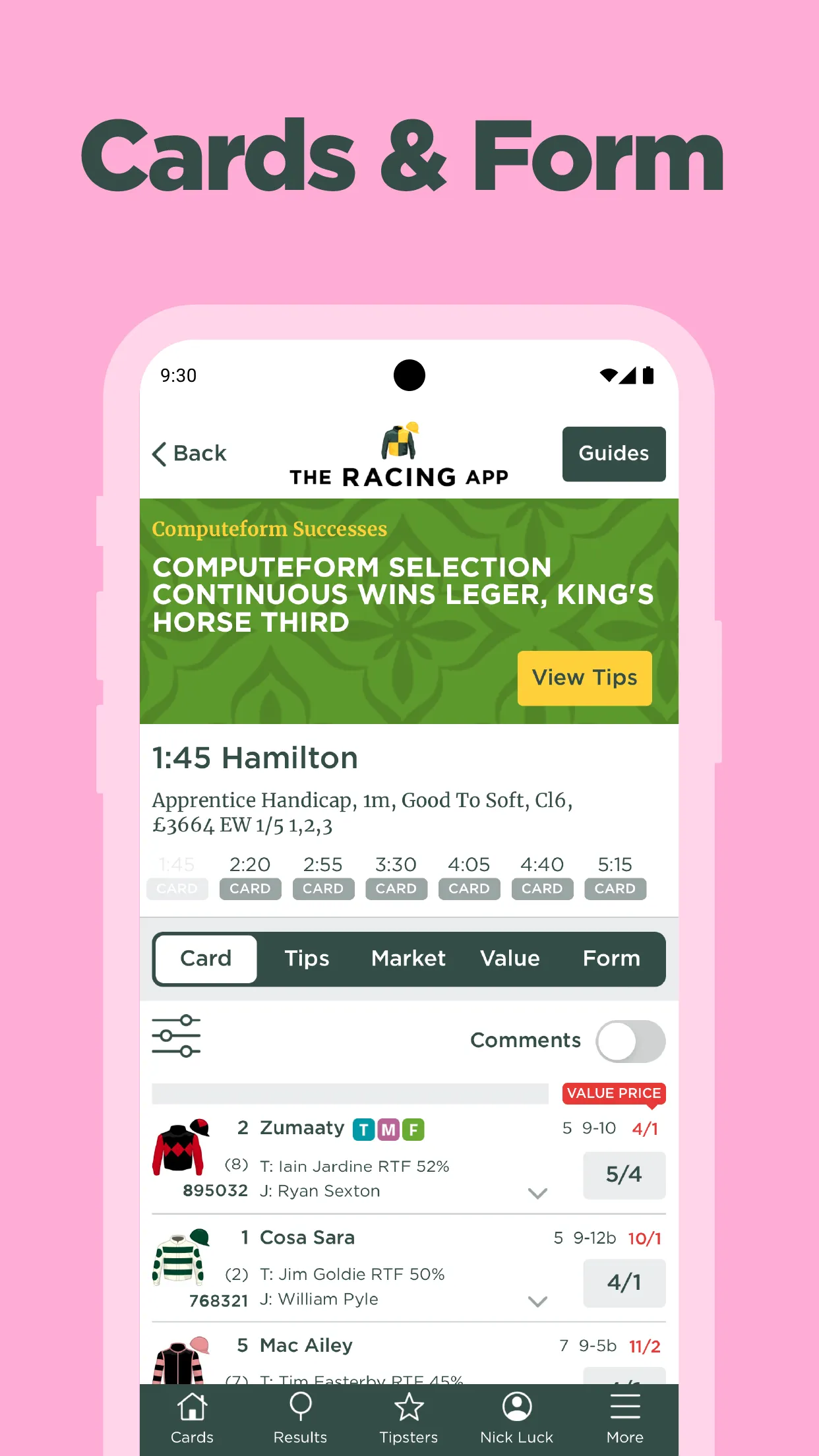 The Racing App | Indus Appstore | Screenshot