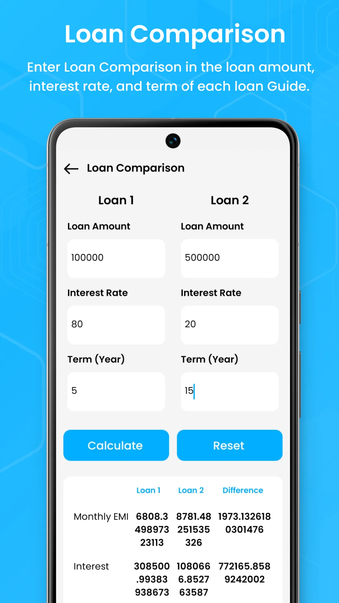 EMI Loan Calculator | Indus Appstore | Screenshot